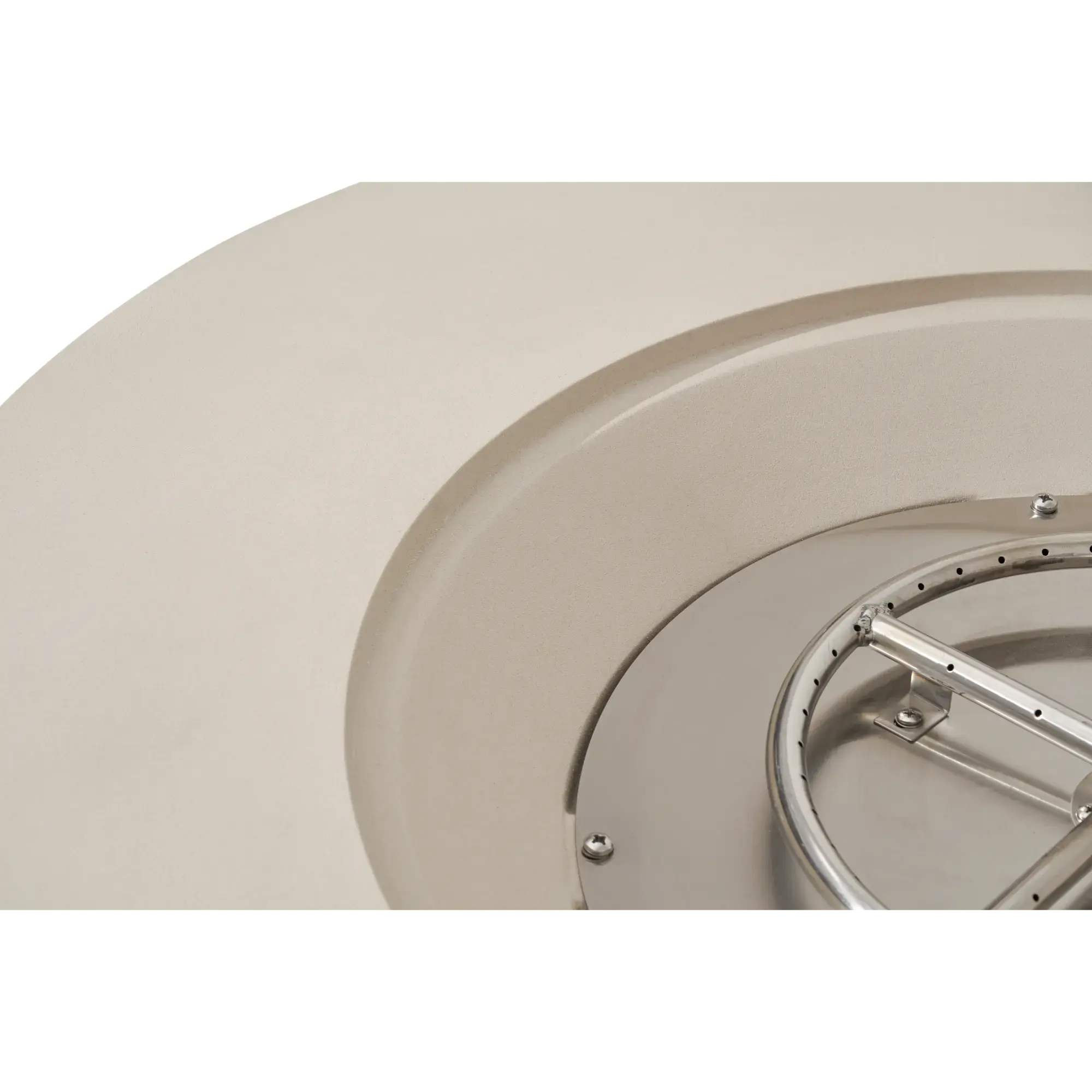 Nimes 41″ Round Concrete Gas Fire Table – Elementi Plus Elementi
