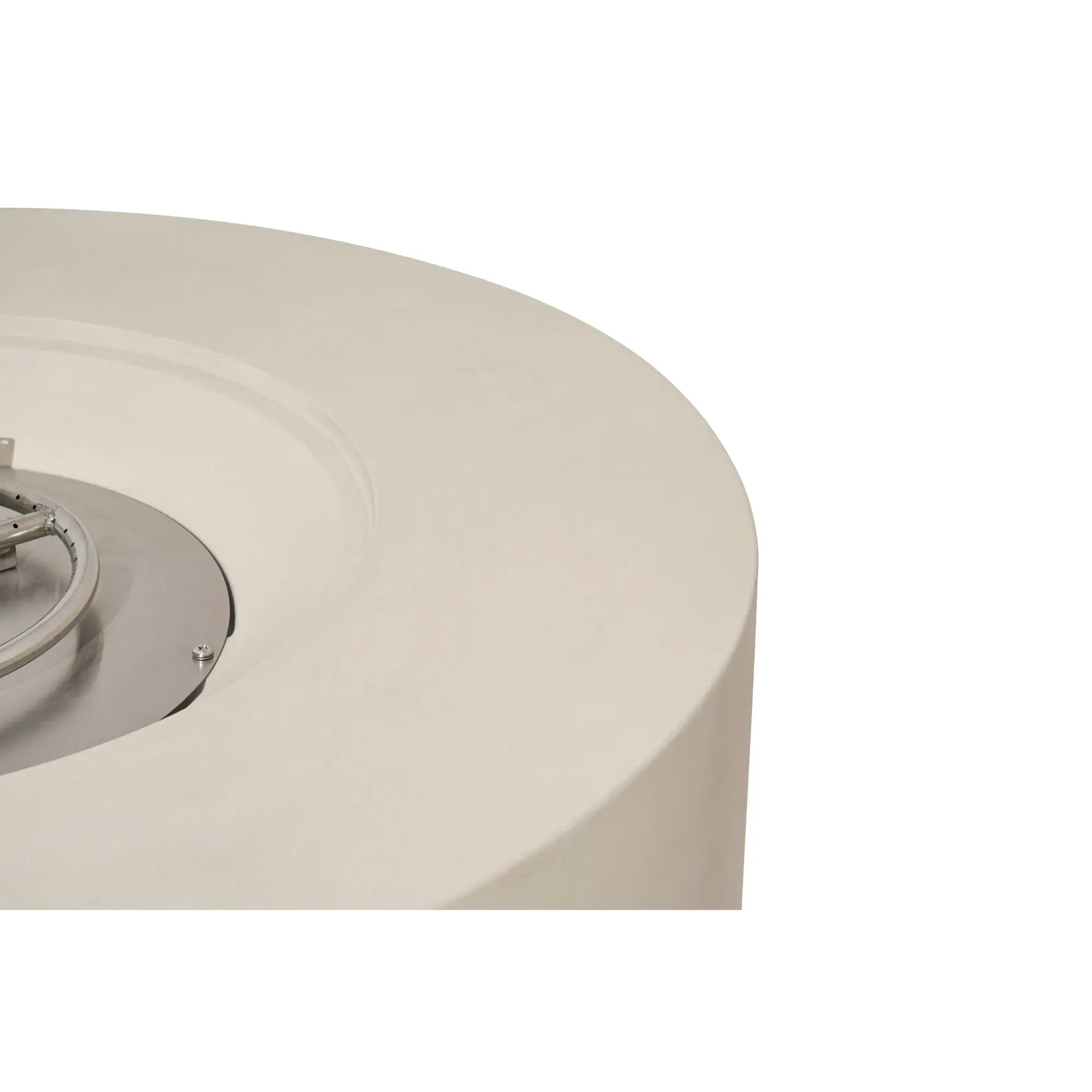 Nimes 41″ Round Concrete Gas Fire Table – Elementi Plus Elementi