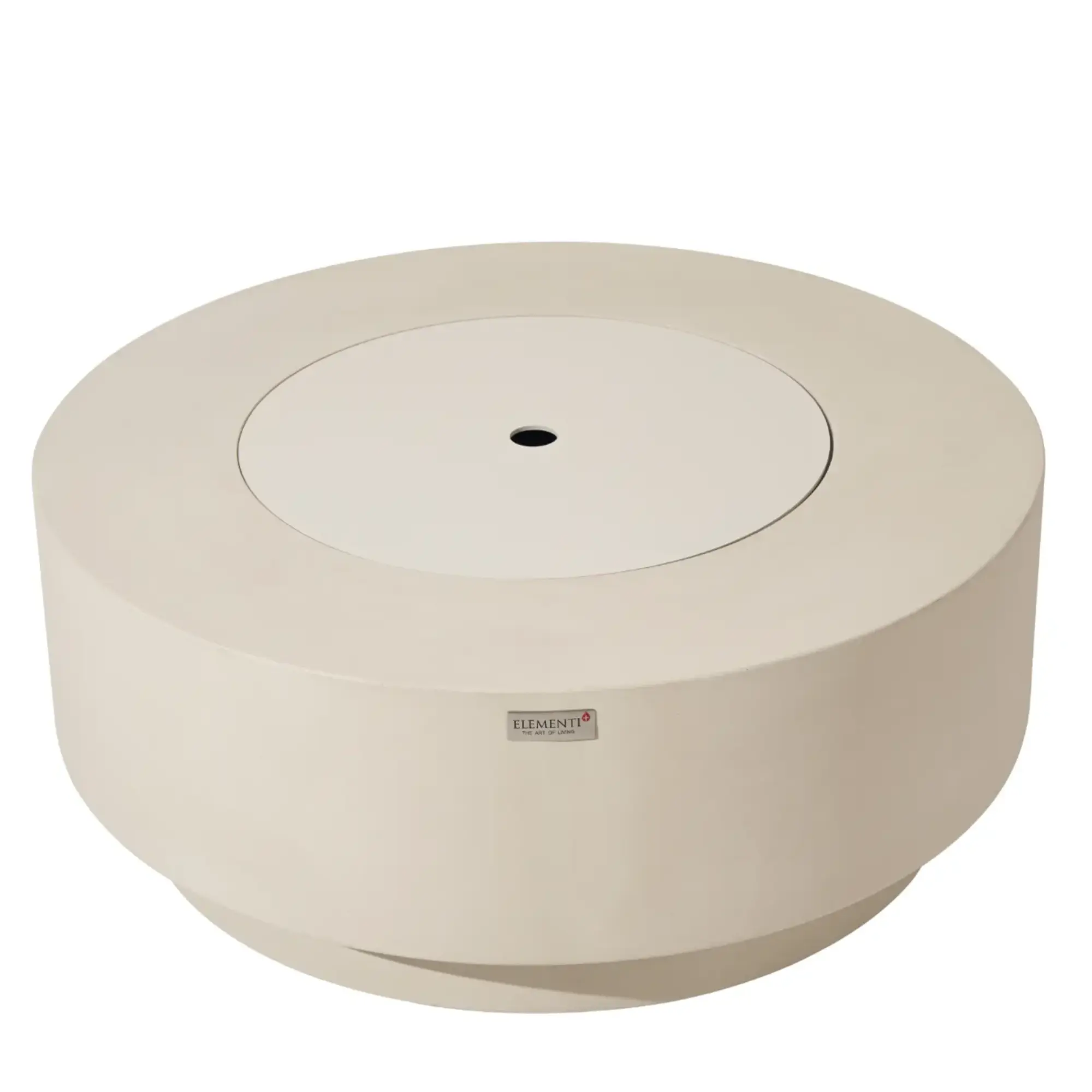 Nimes 41″ Round Concrete Gas Fire Table – Elementi Plus Elementi