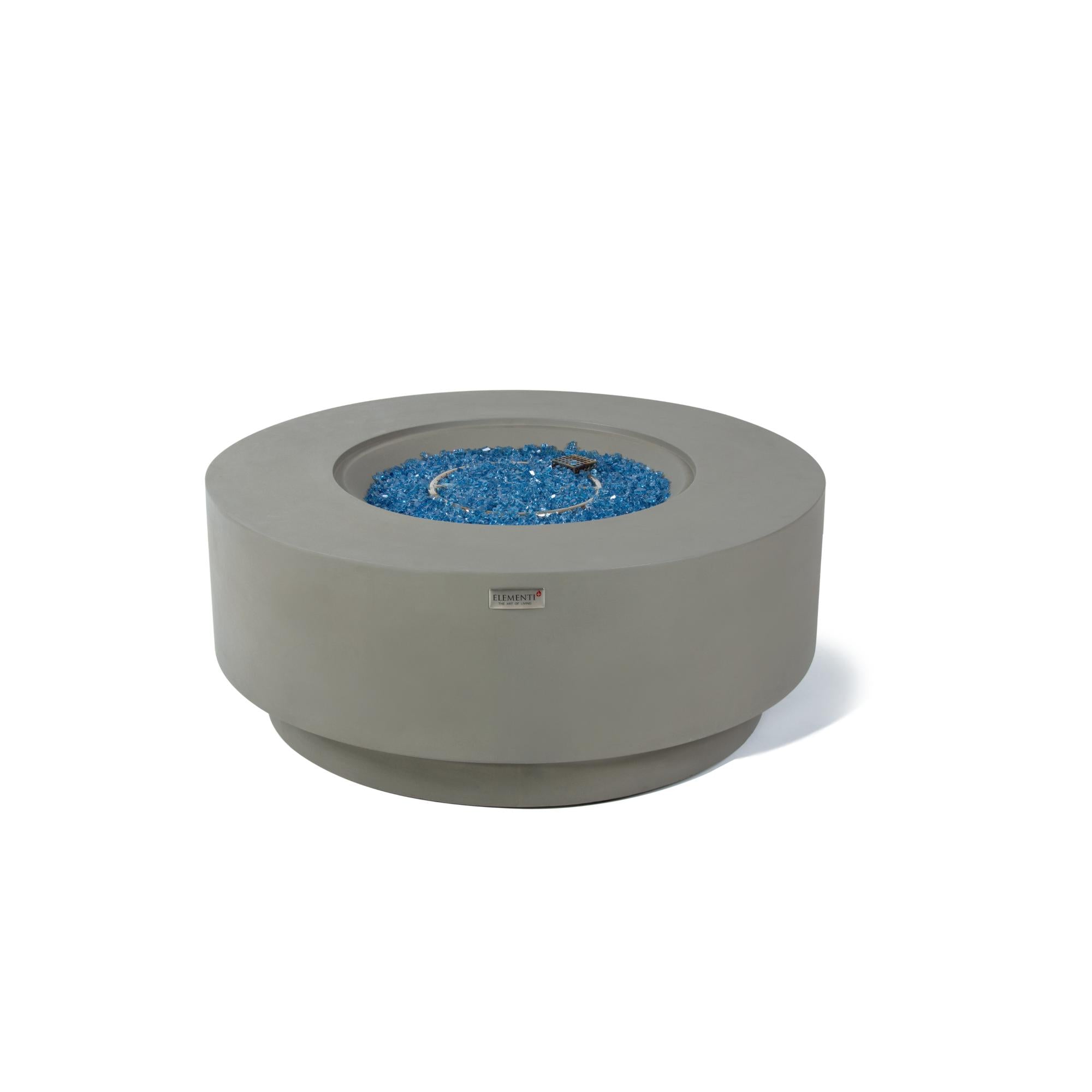 Colosseo 41″ Round Concrete Gas Fire Table – Elementi Plus