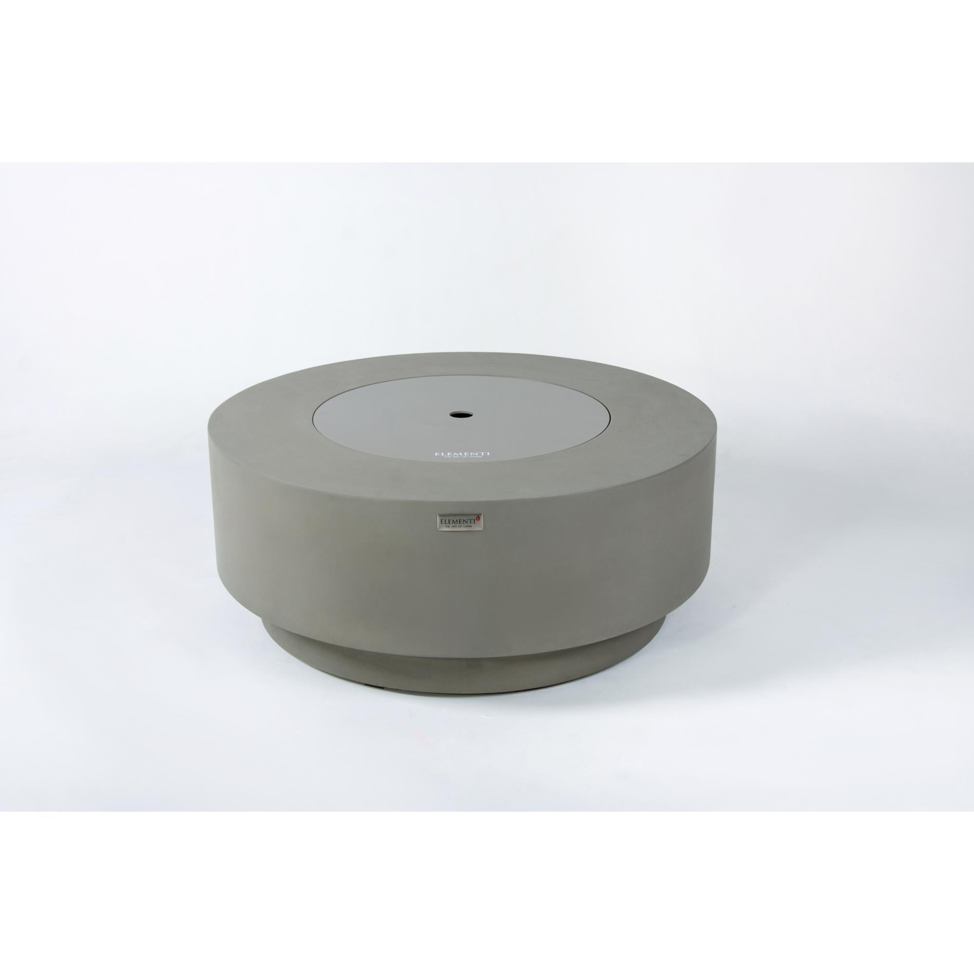 Colosseo 41″ Round Concrete Gas Fire Table – Elementi Plus