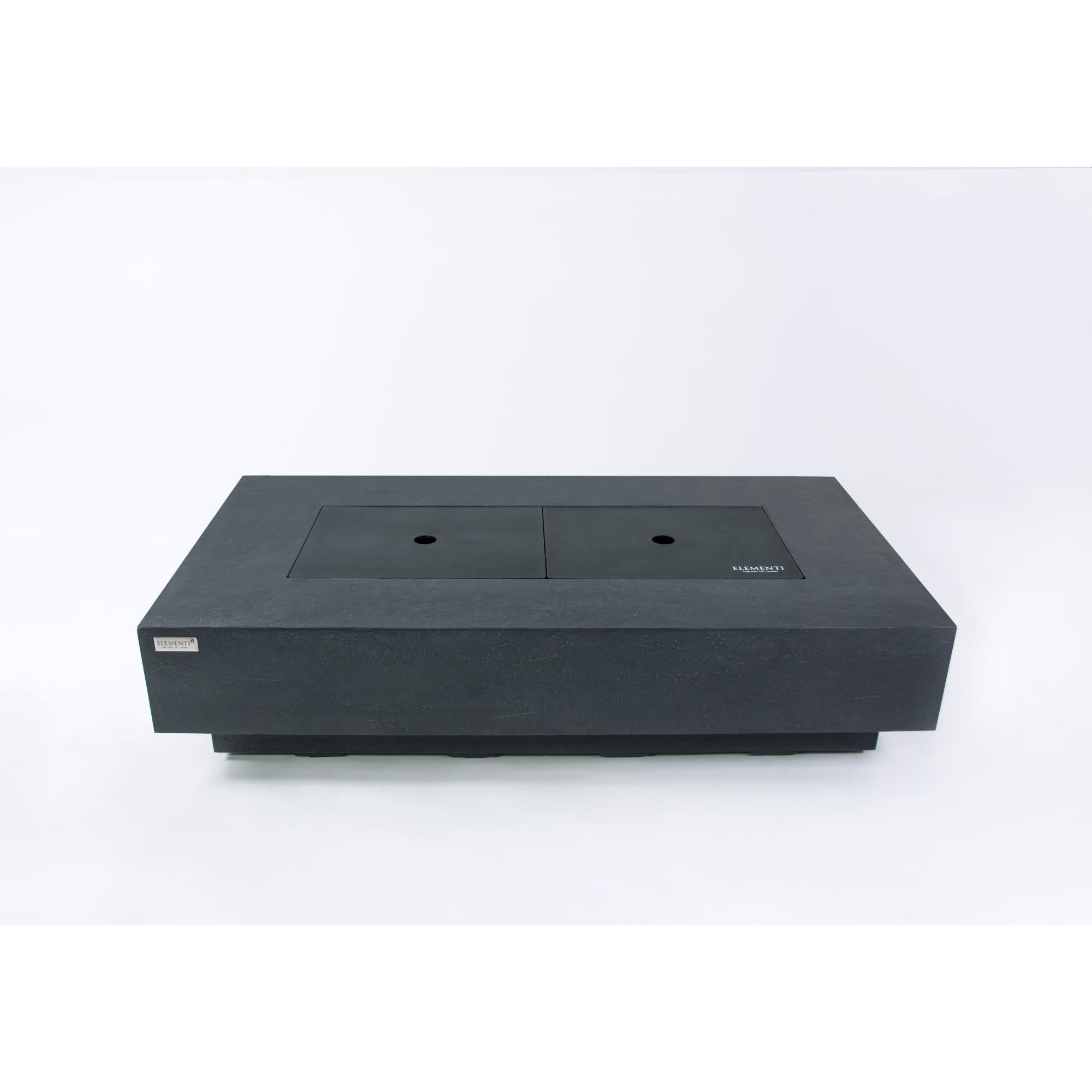 Positano 60″ Rectangular Concrete Gas Fire Table – Elementi Plus