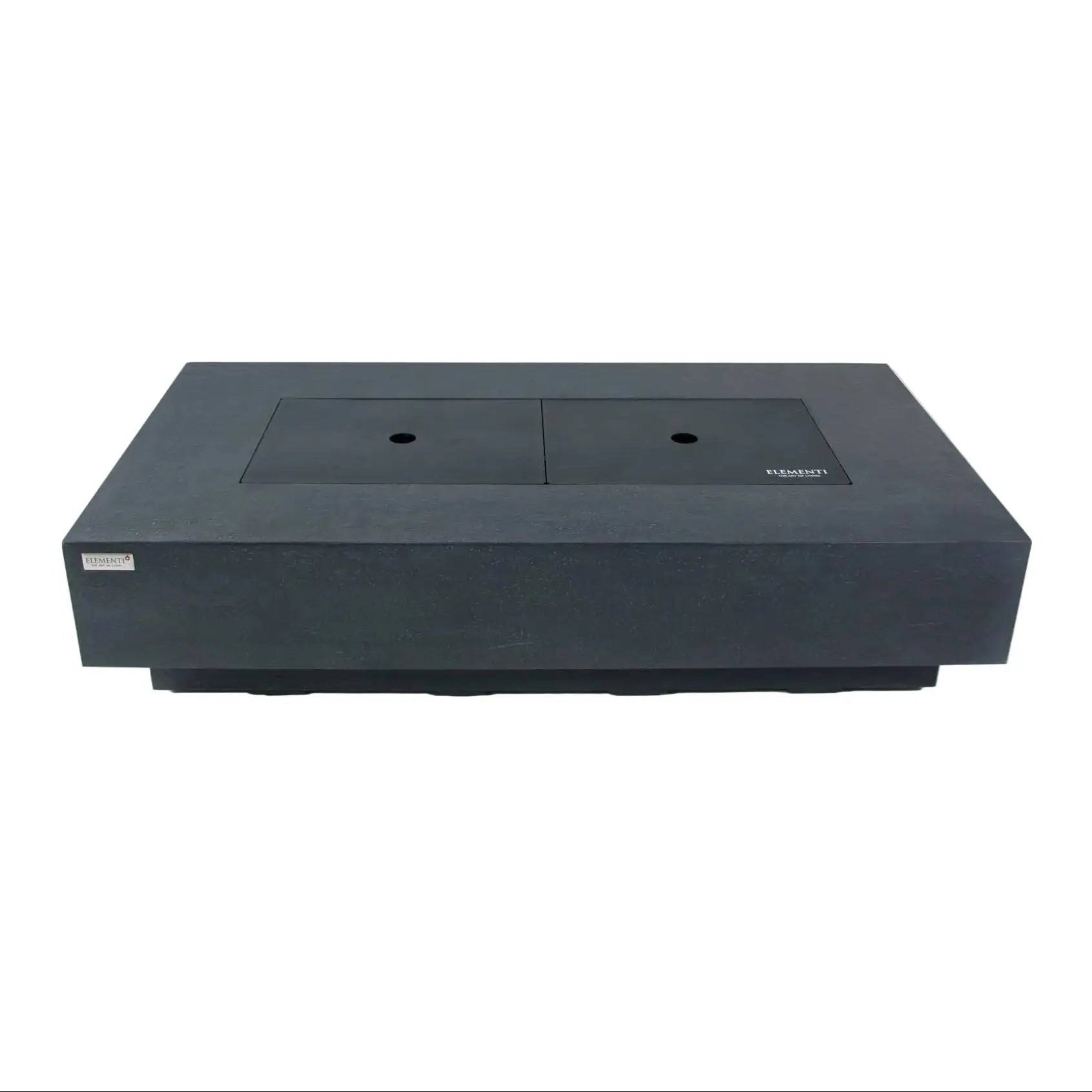 Positano 60″ Rectangular Concrete Gas Fire Table – Elementi Plus Elementi