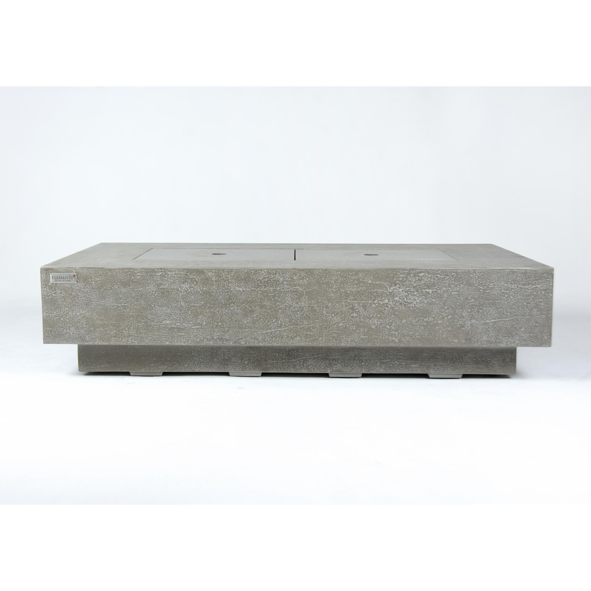 Riviera 60″ Rectangular Concrete Gas Fire Table – Elementi Plus