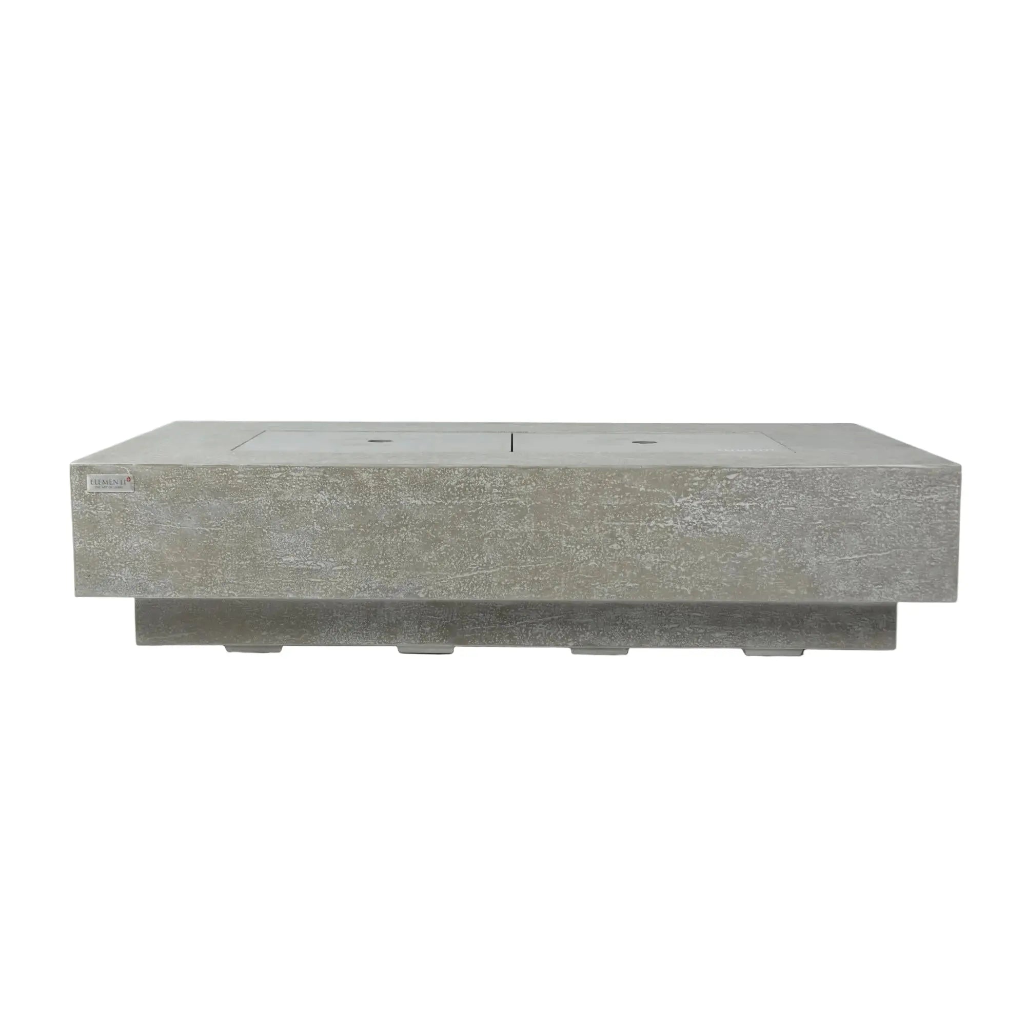 Riviera 60″ Rectangular Concrete Gas Fire Table – Elementi Plus Elementi