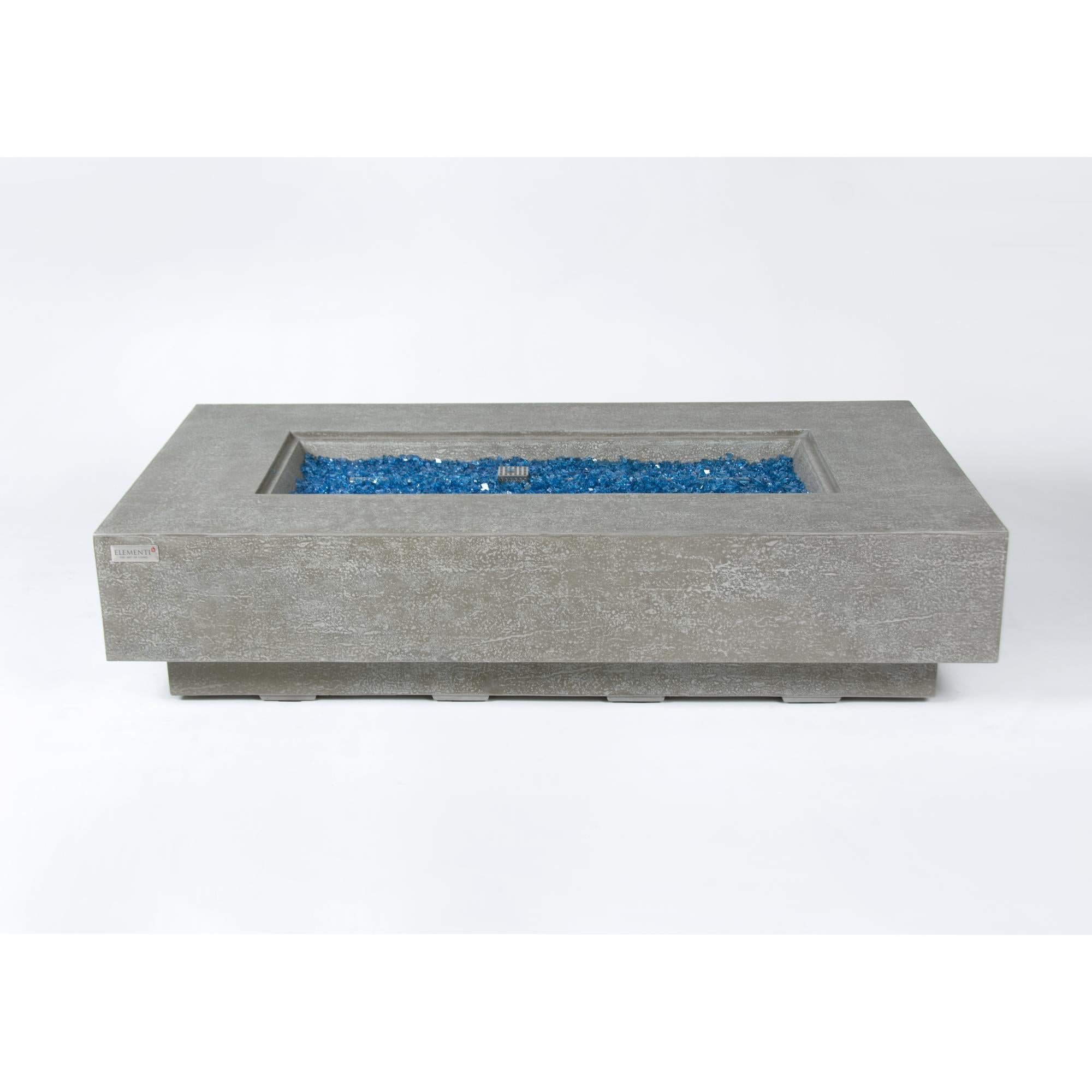 Riviera 60″ Rectangular Concrete Gas Fire Table – Elementi Plus
