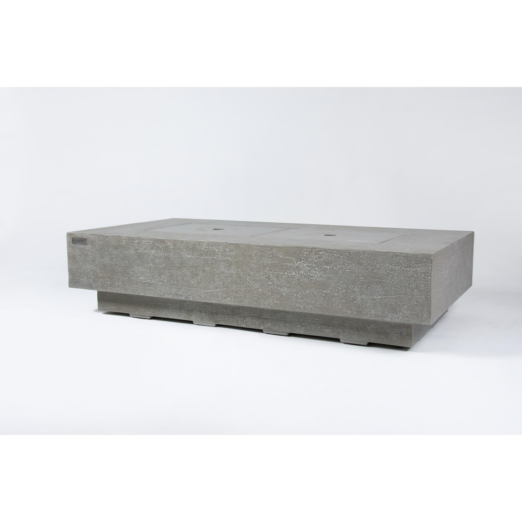 Riviera 60″ Rectangular Concrete Gas Fire Table – Elementi Plus