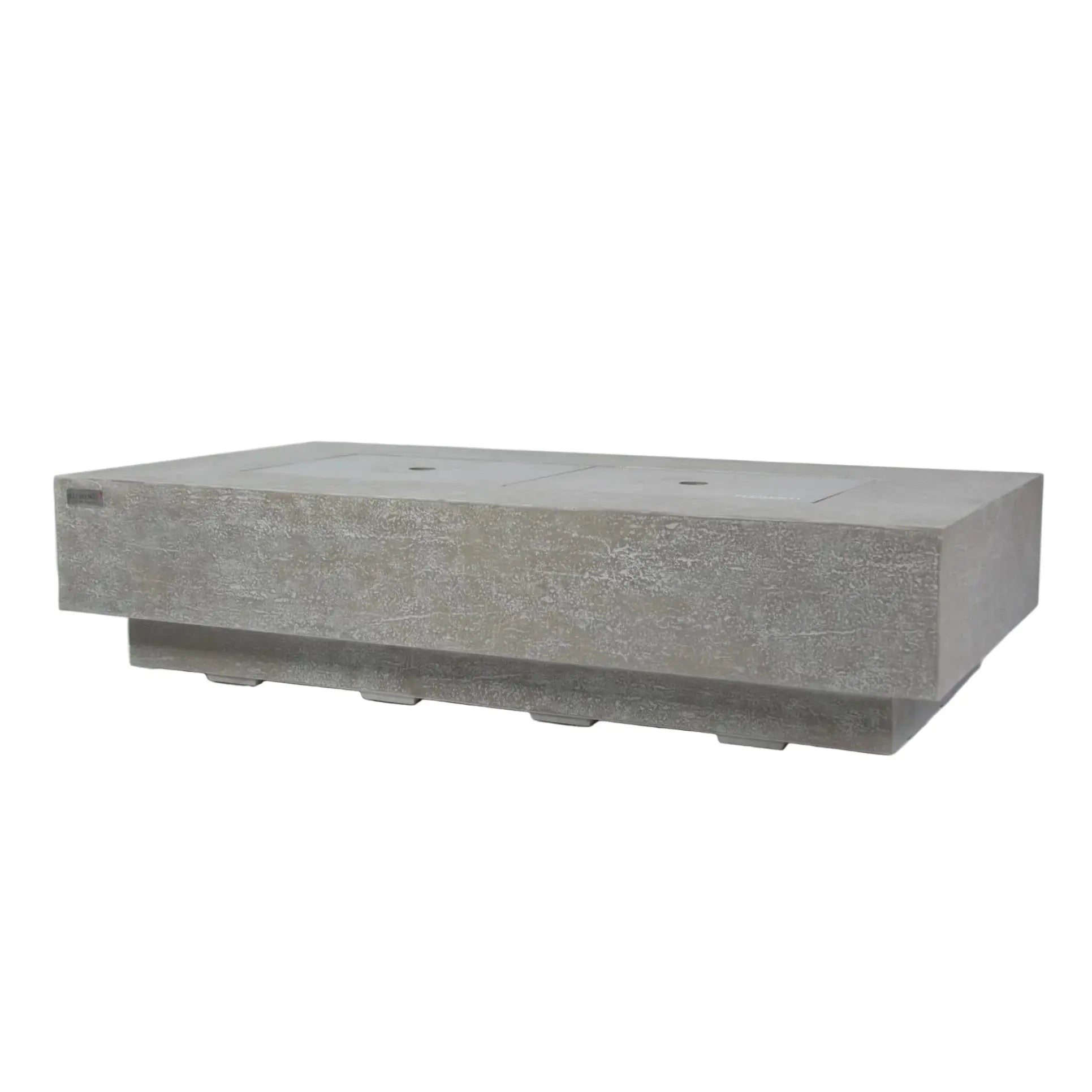 Riviera 60″ Rectangular Concrete Gas Fire Table – Elementi Plus Elementi