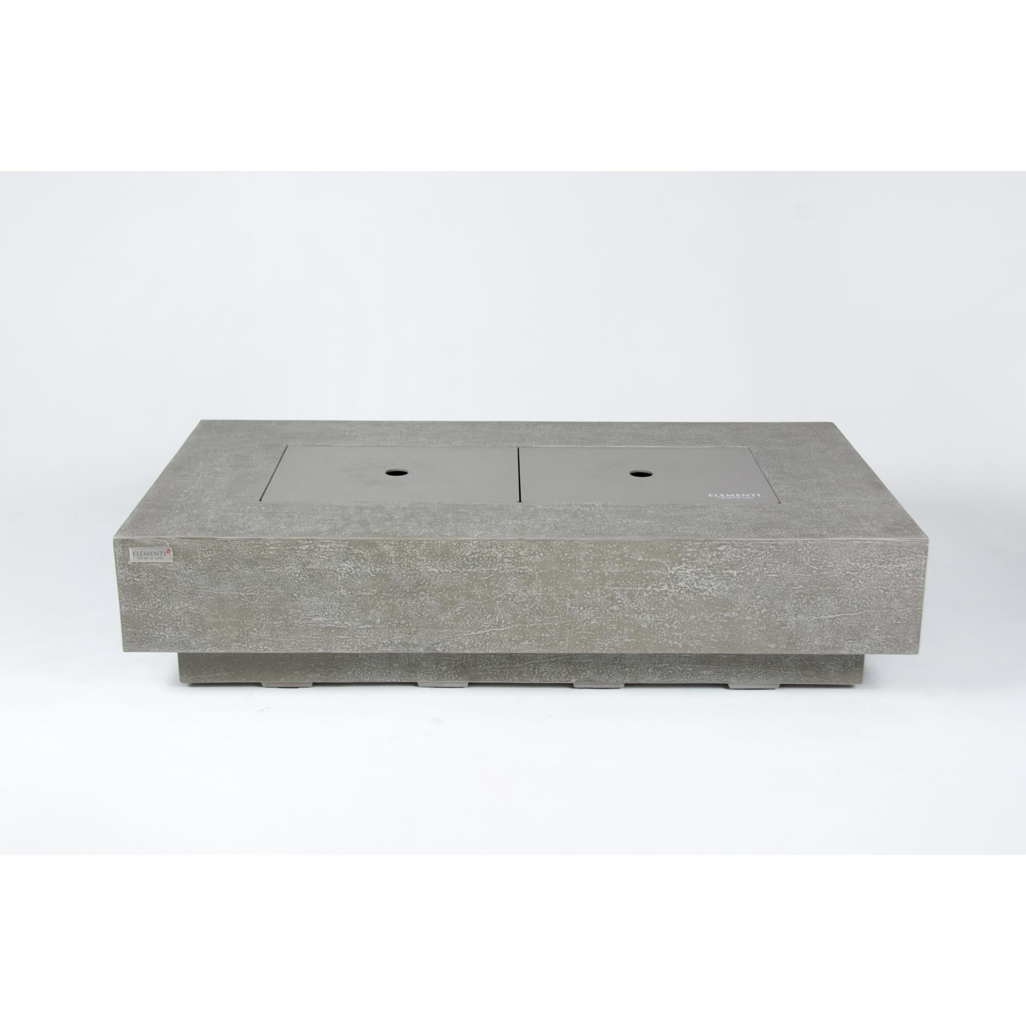 Riviera 60″ Rectangular Concrete Gas Fire Table – Elementi Plus