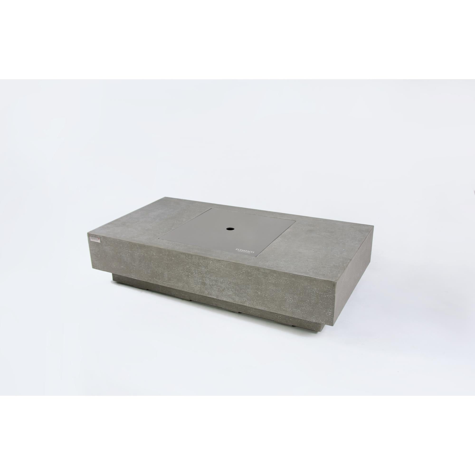 Montecarlo 60″ Rectangular Concrete Gas Fire Table – Elementi Plus