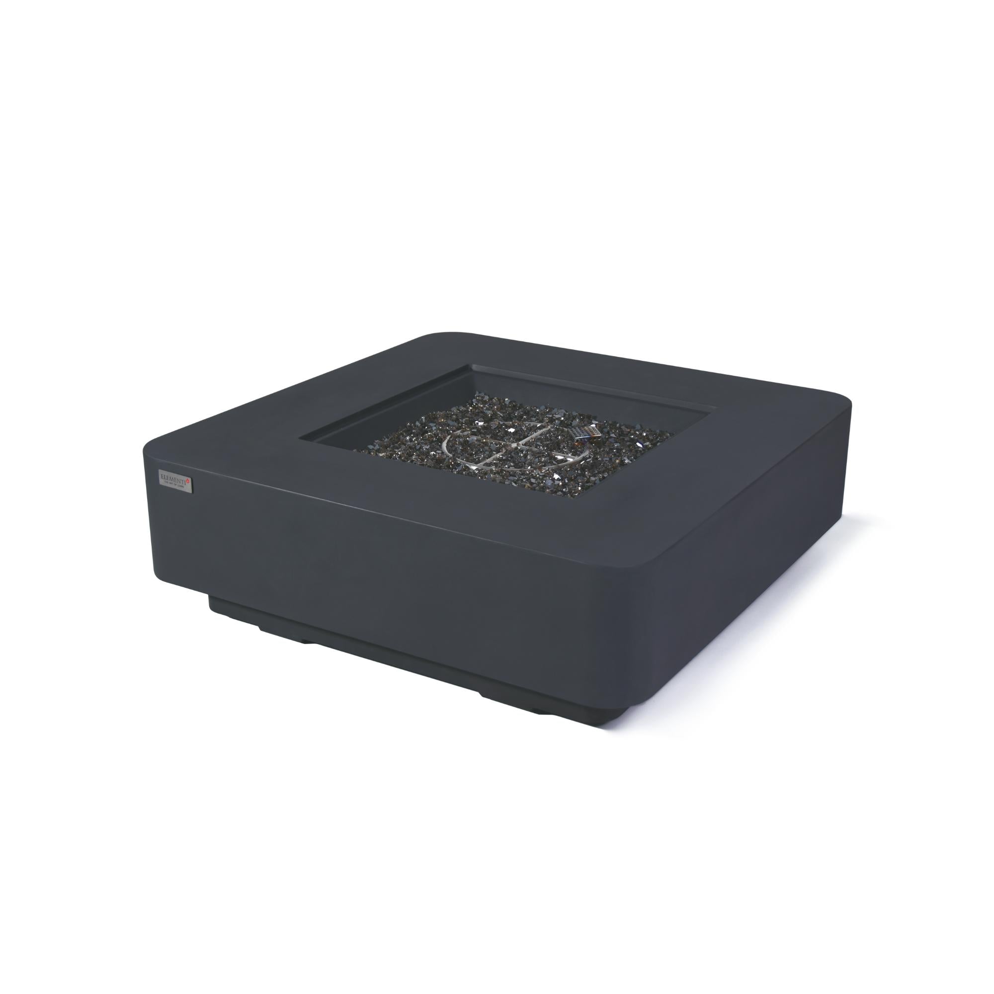 Bergamo 42″ Square Concrete Gas Fire Table – Elementi Plus