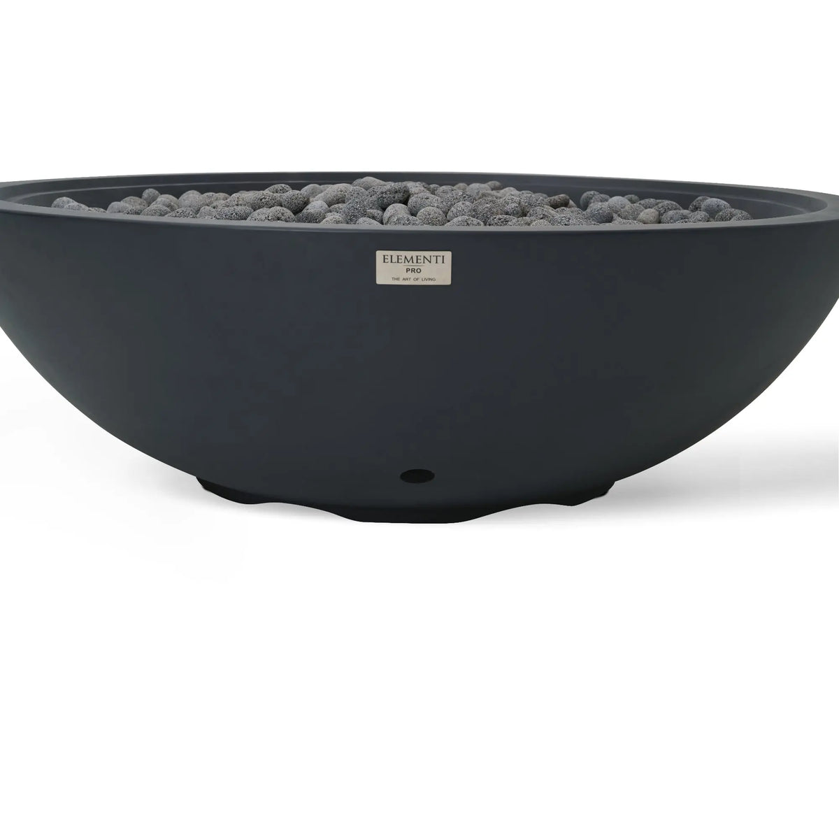 Rose Bowl 48″ Round Concrete Gas Fire Pit – Elementi Pro 100K Elementi
