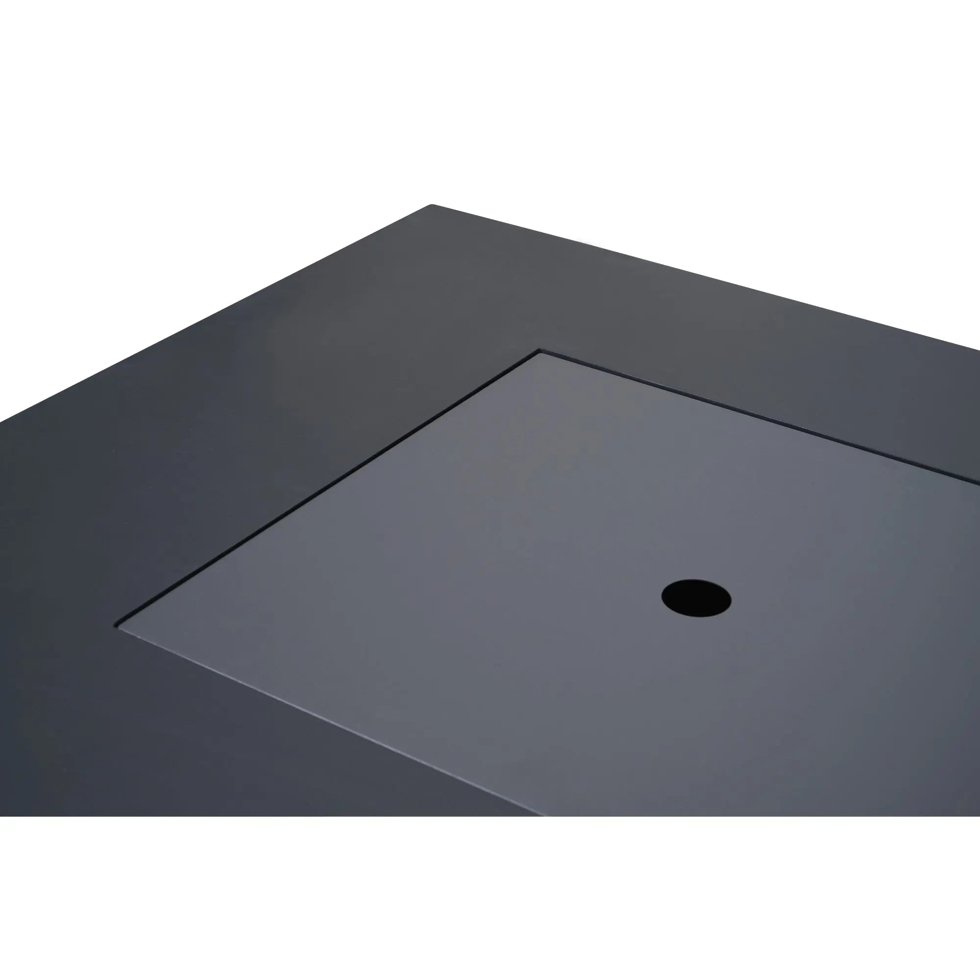 Ravello 72″ Rectangular Concrete Gas Fire Table – Elementi Pro 100K Elementi