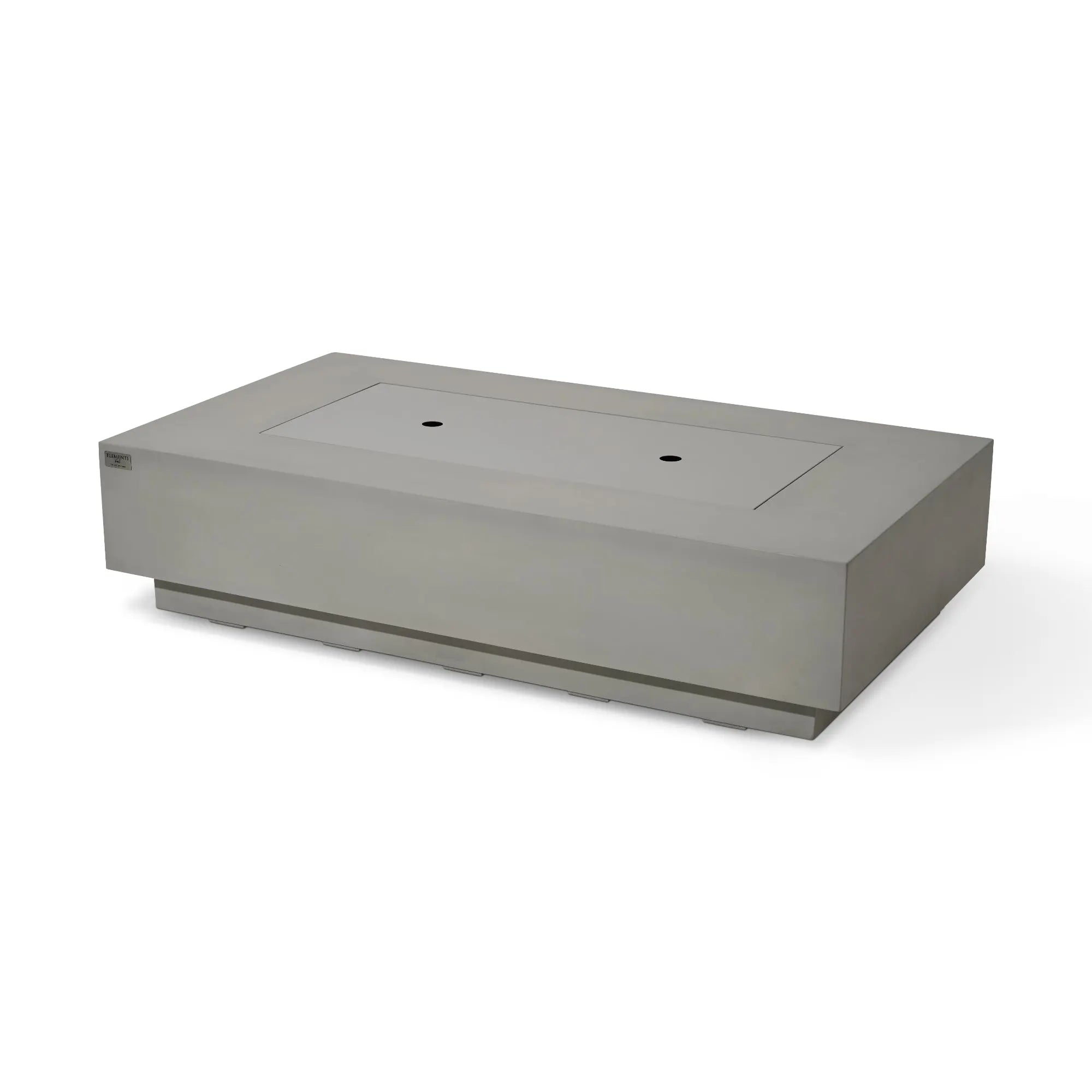 Ravello 72″ Rectangular Concrete Gas Fire Table – Elementi Pro 100K Elementi