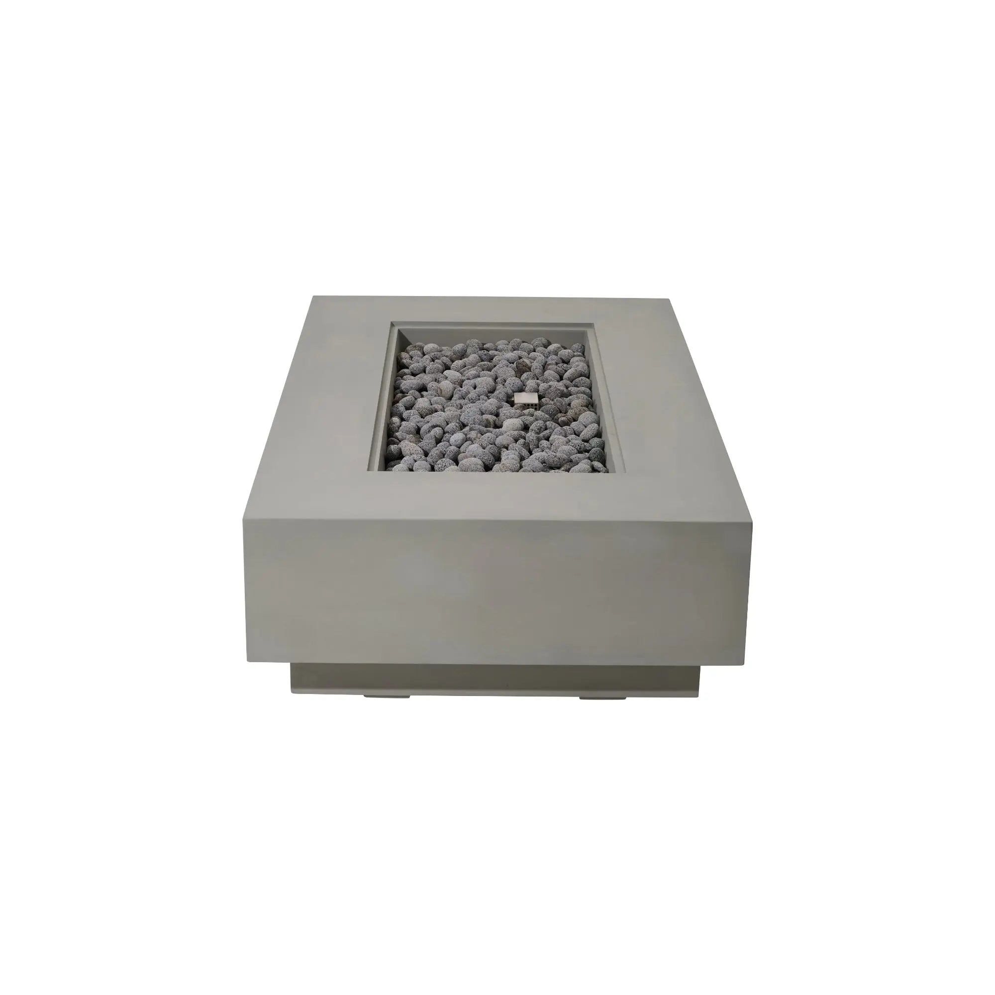 Ravello 72″ Rectangular Concrete Gas Fire Table – Elementi Pro 100K Elementi