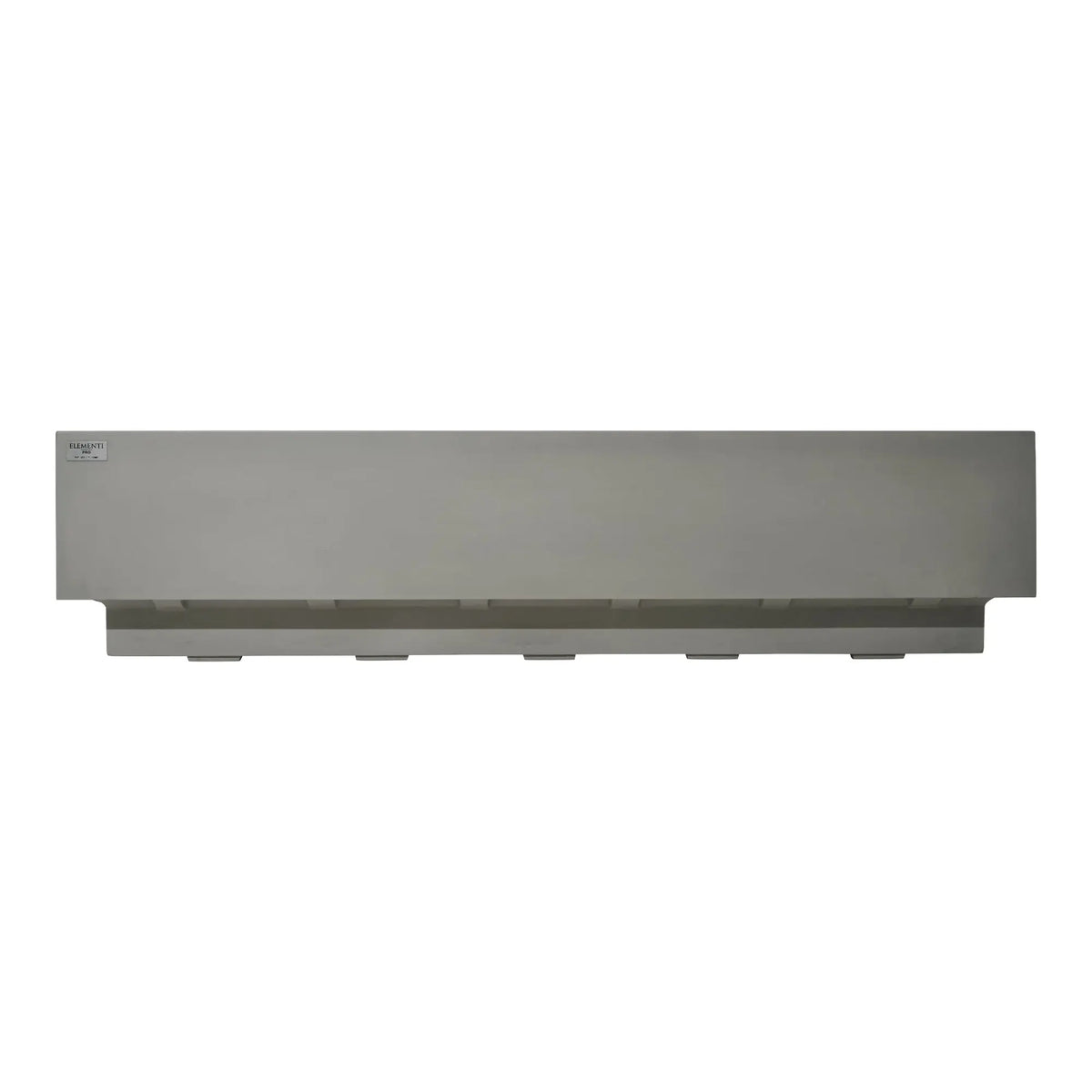 Ravello 72″ Rectangular Concrete Gas Fire Table – Elementi Pro 100K Elementi