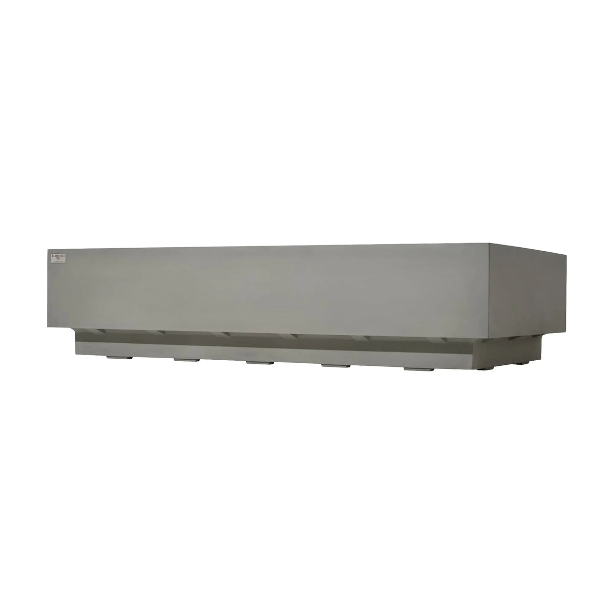 Ravello 72″ Rectangular Concrete Gas Fire Table – Elementi Pro 100K Elementi