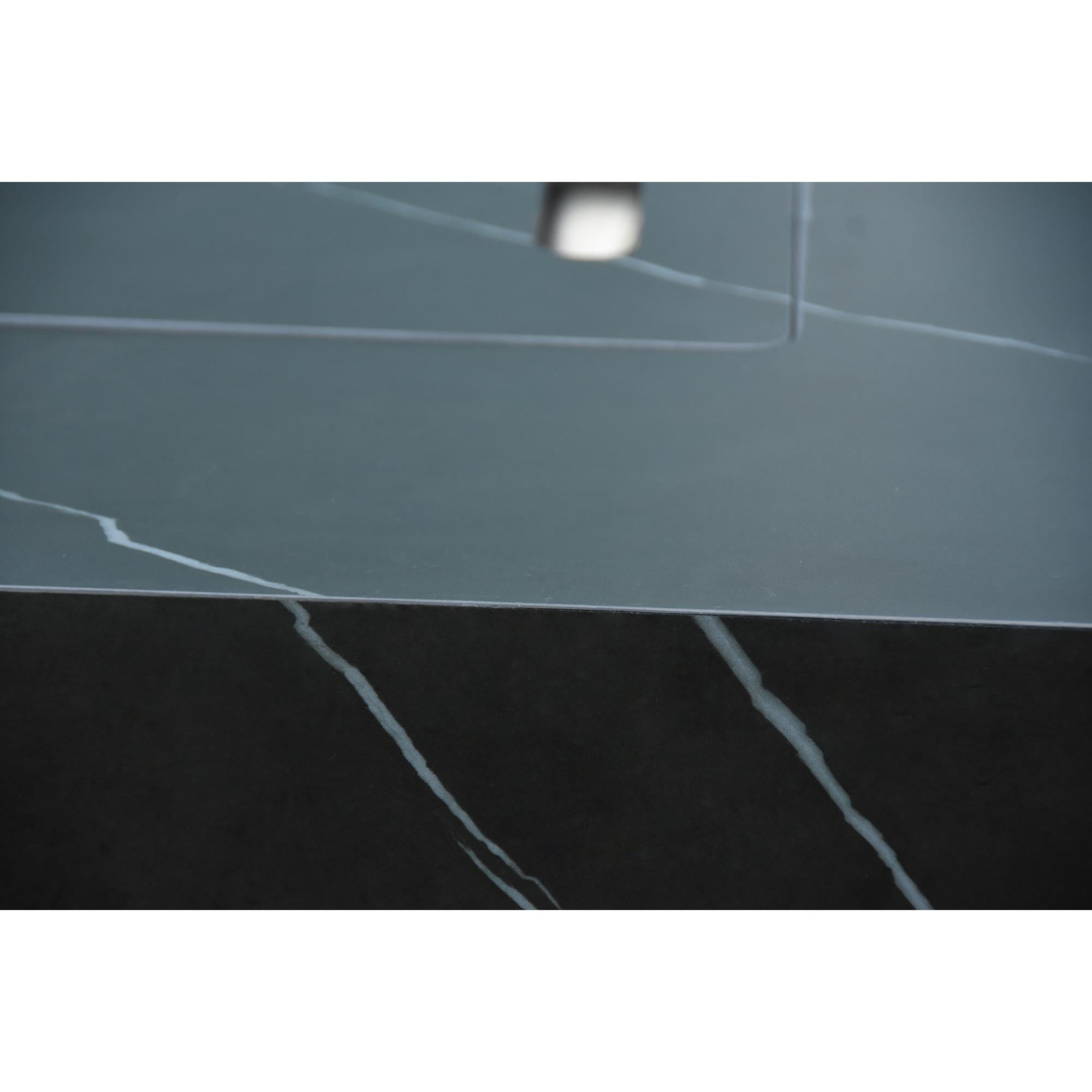 Varna 60″ Rectangular Marble Porcelain Top Gas Fire Table – Elementi Plus