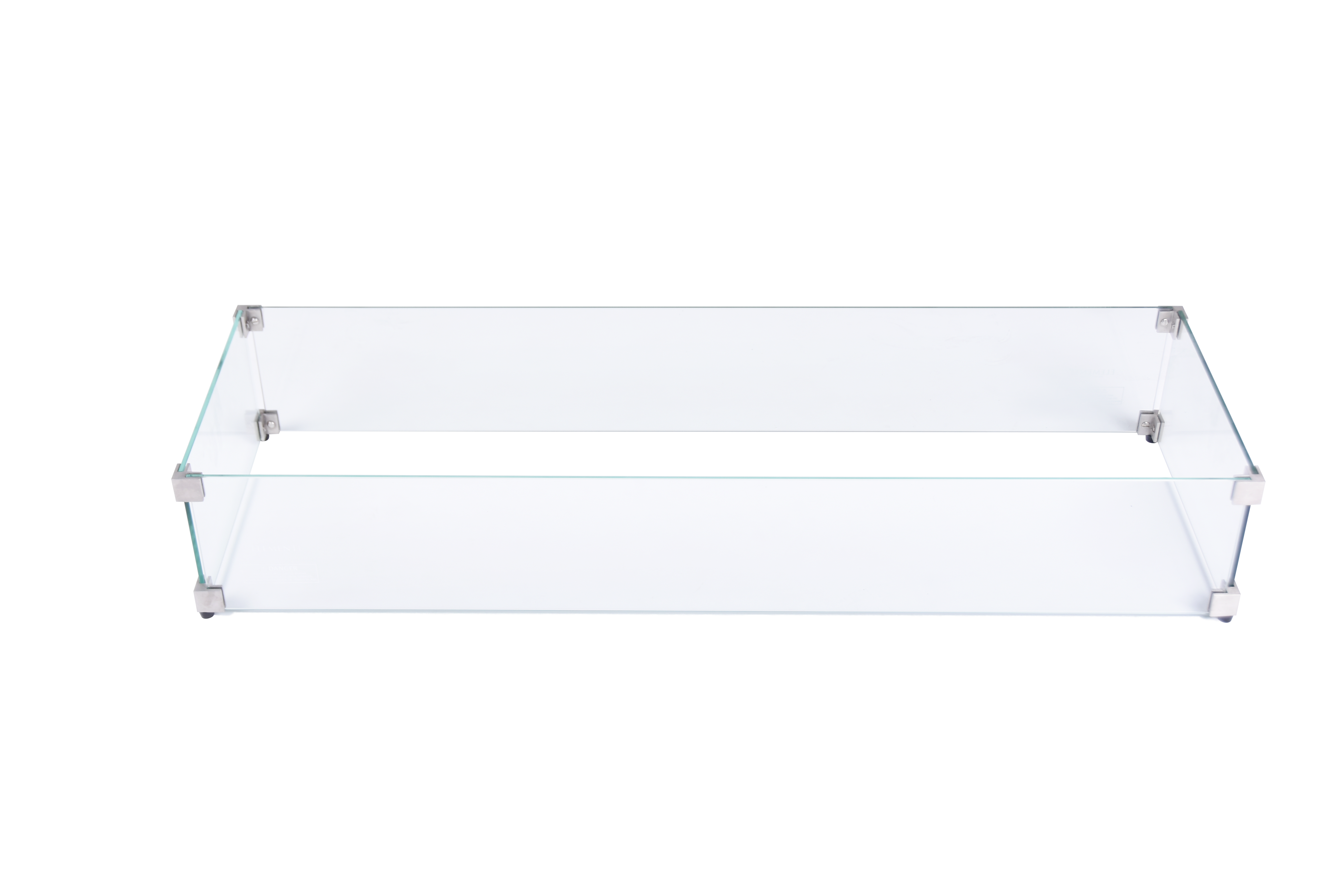 40.4" x 15.2" Rectangular Fire Pit Wind Screen - Elementi