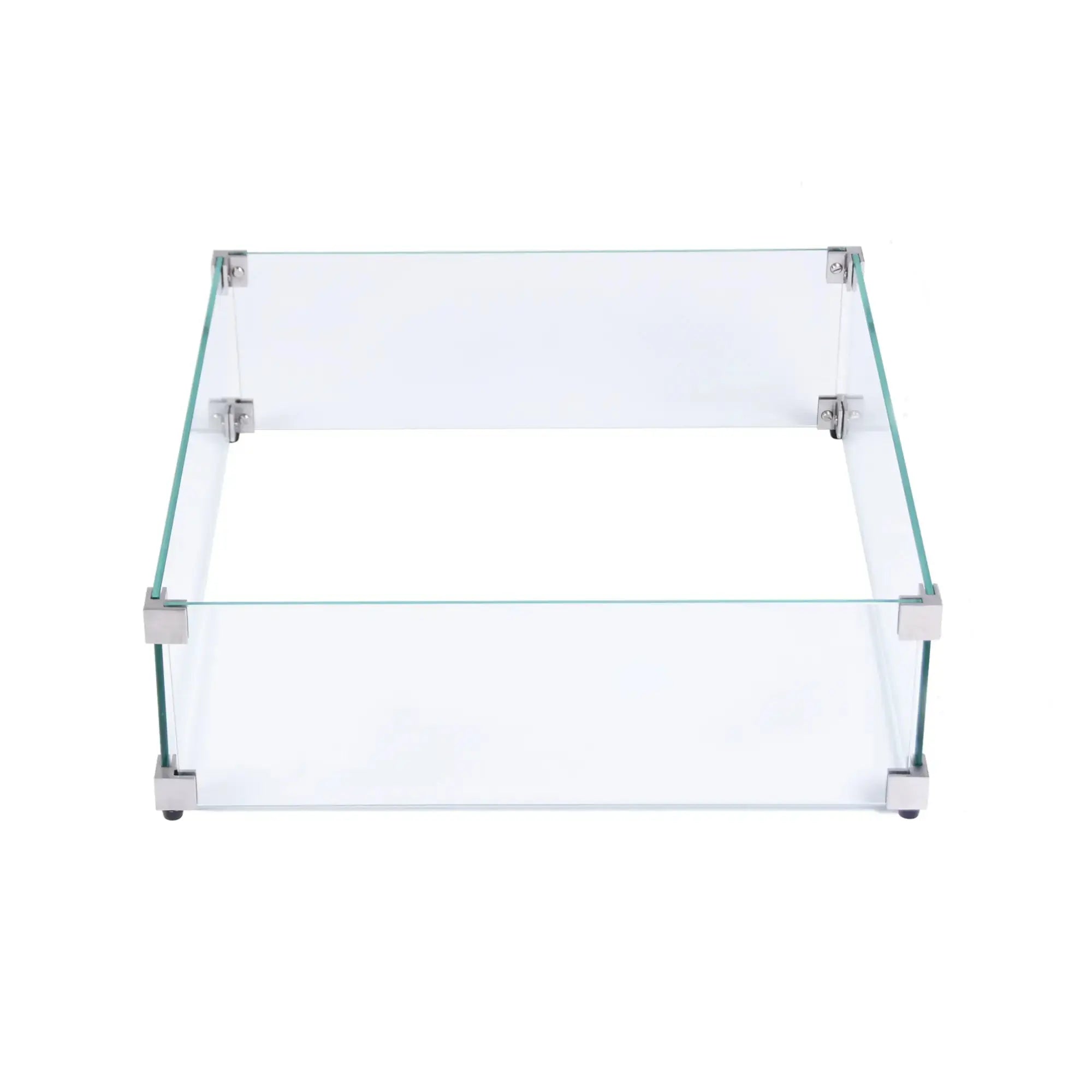 23.6" Square Fire Pit Wind Screen - Elementi Elementi