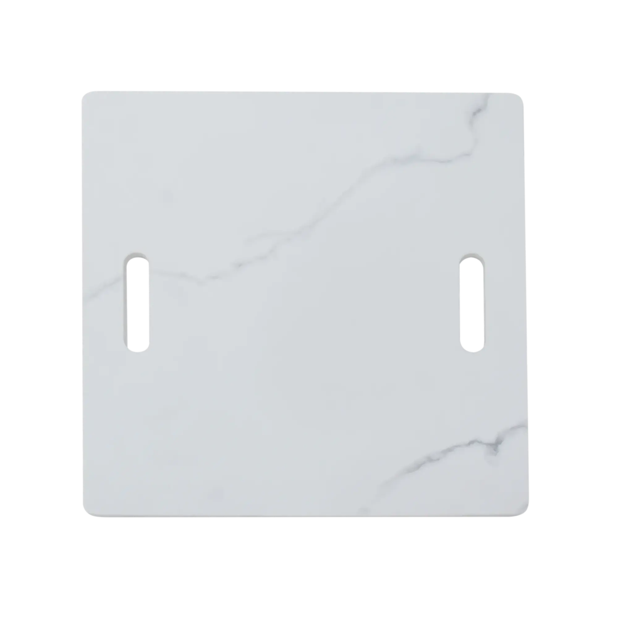 Bianco 40″ Square Marble Porcelain Gas Fire Table – Elementi Plus Elementi