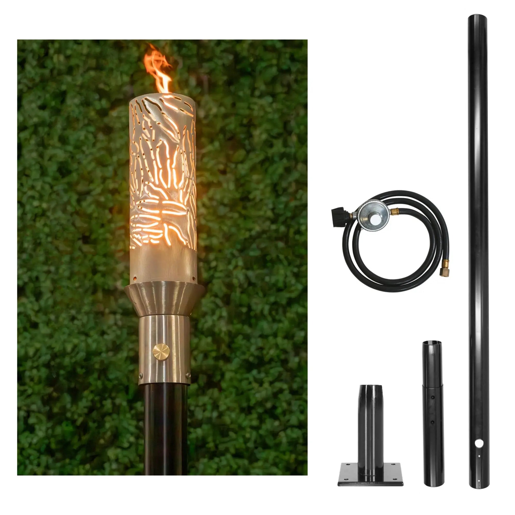 Tropical Gas Torch Kit with In-Ground Post – The Outdoor Plus