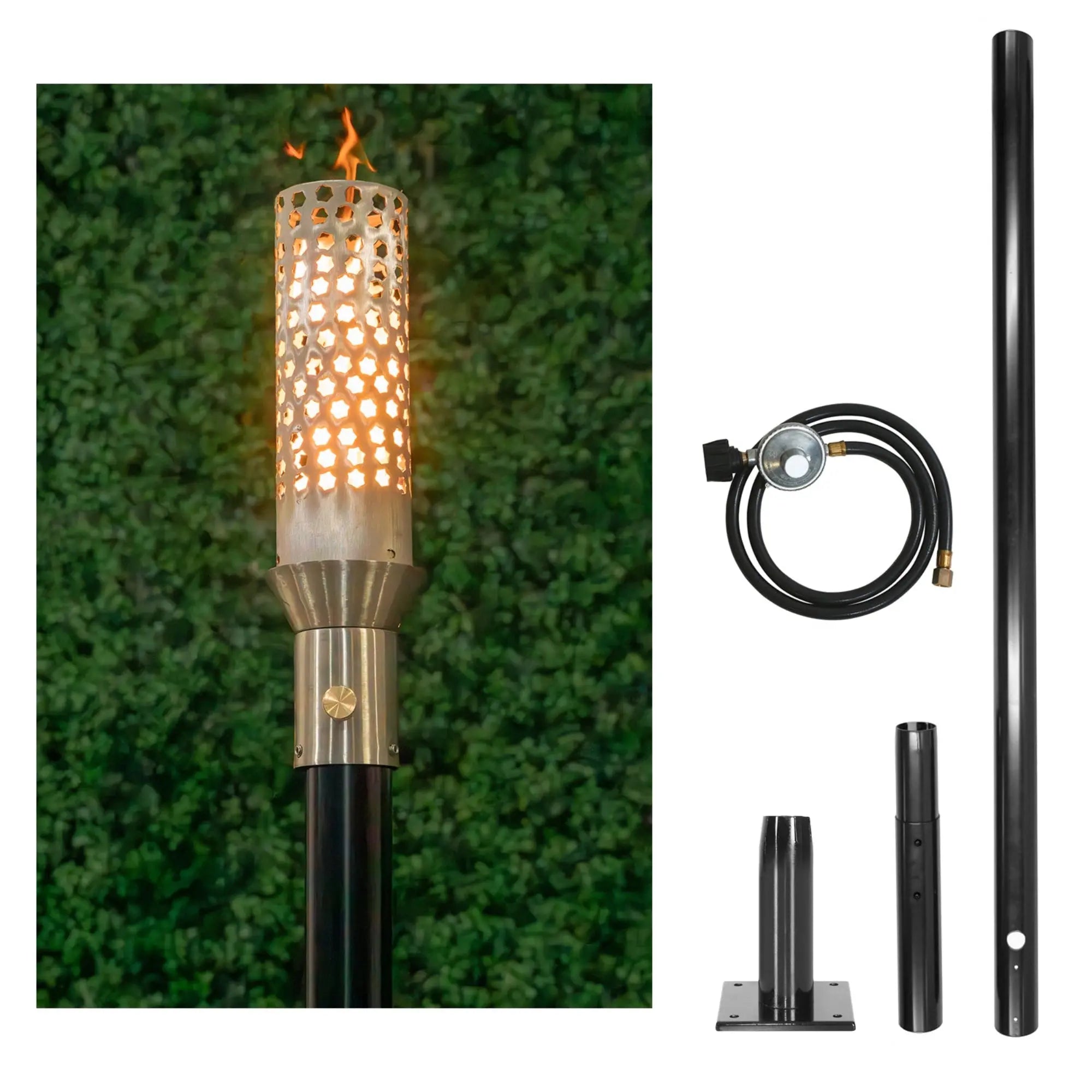 Honeycomb Gas Torch Kit with In-Ground Post – The Outdoor Plus
