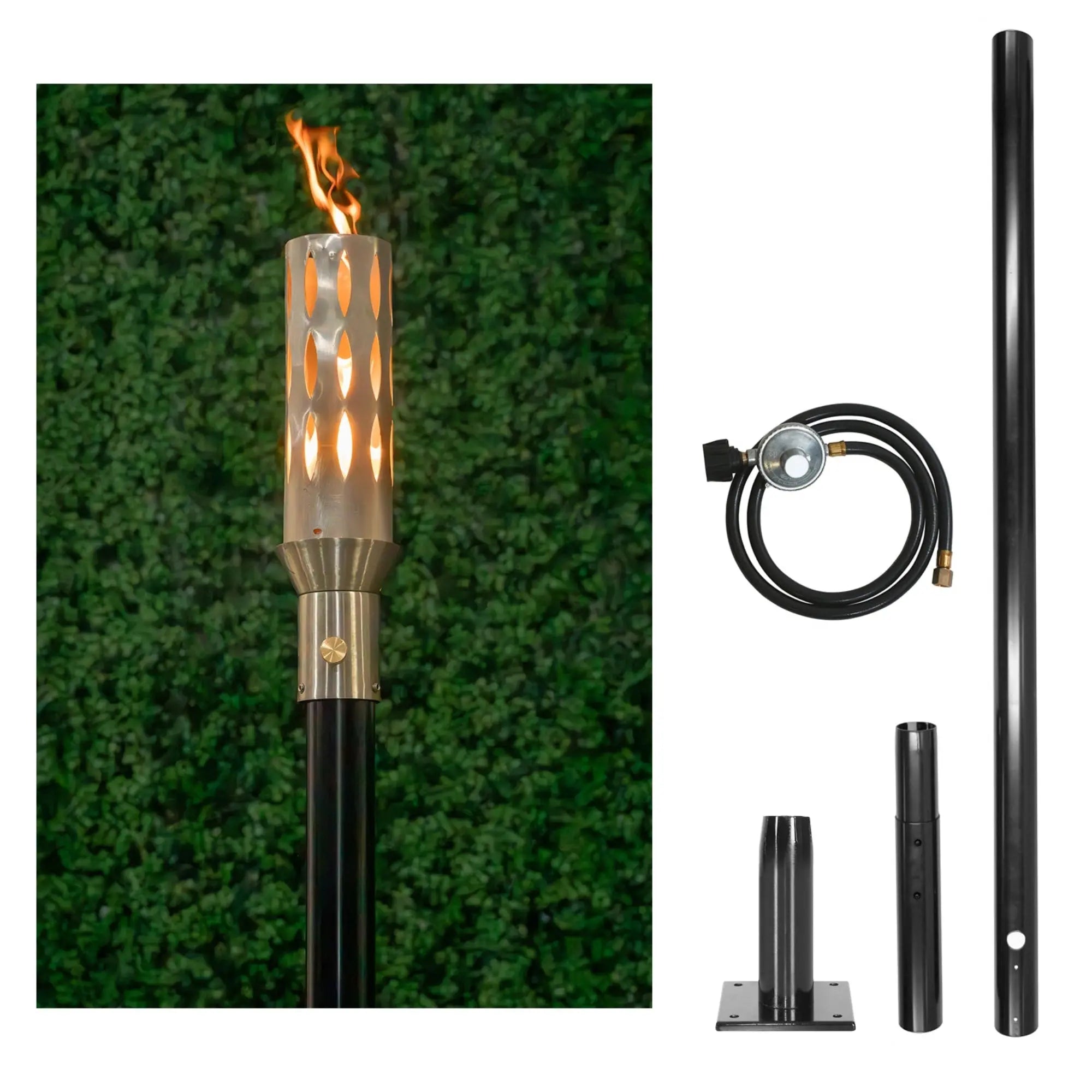 Eclipse Gas Torch Kit with In-Ground Post β The Outdoor Plus