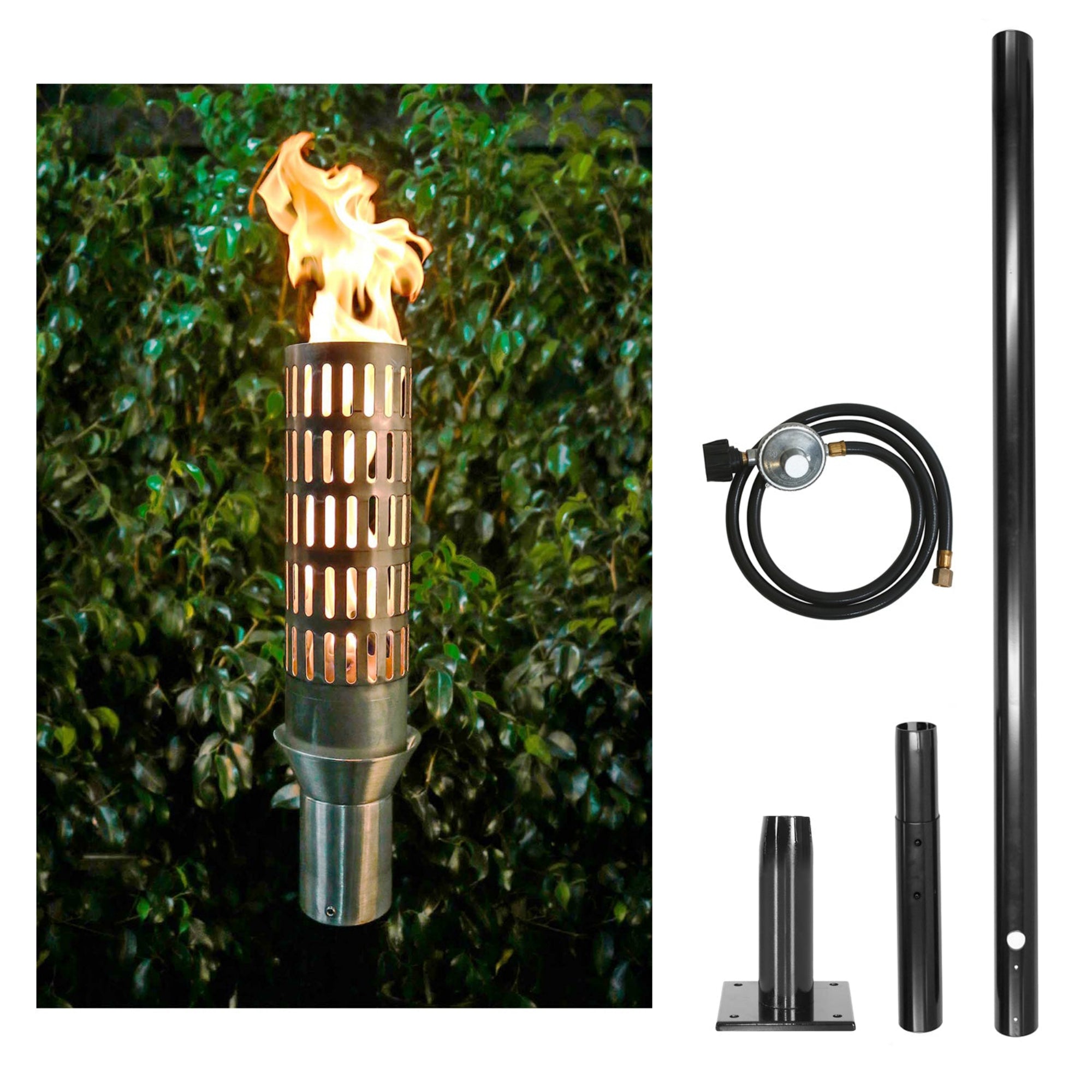 Vent Gas Torch Kit with In-Ground Post – The Outdoor Plus