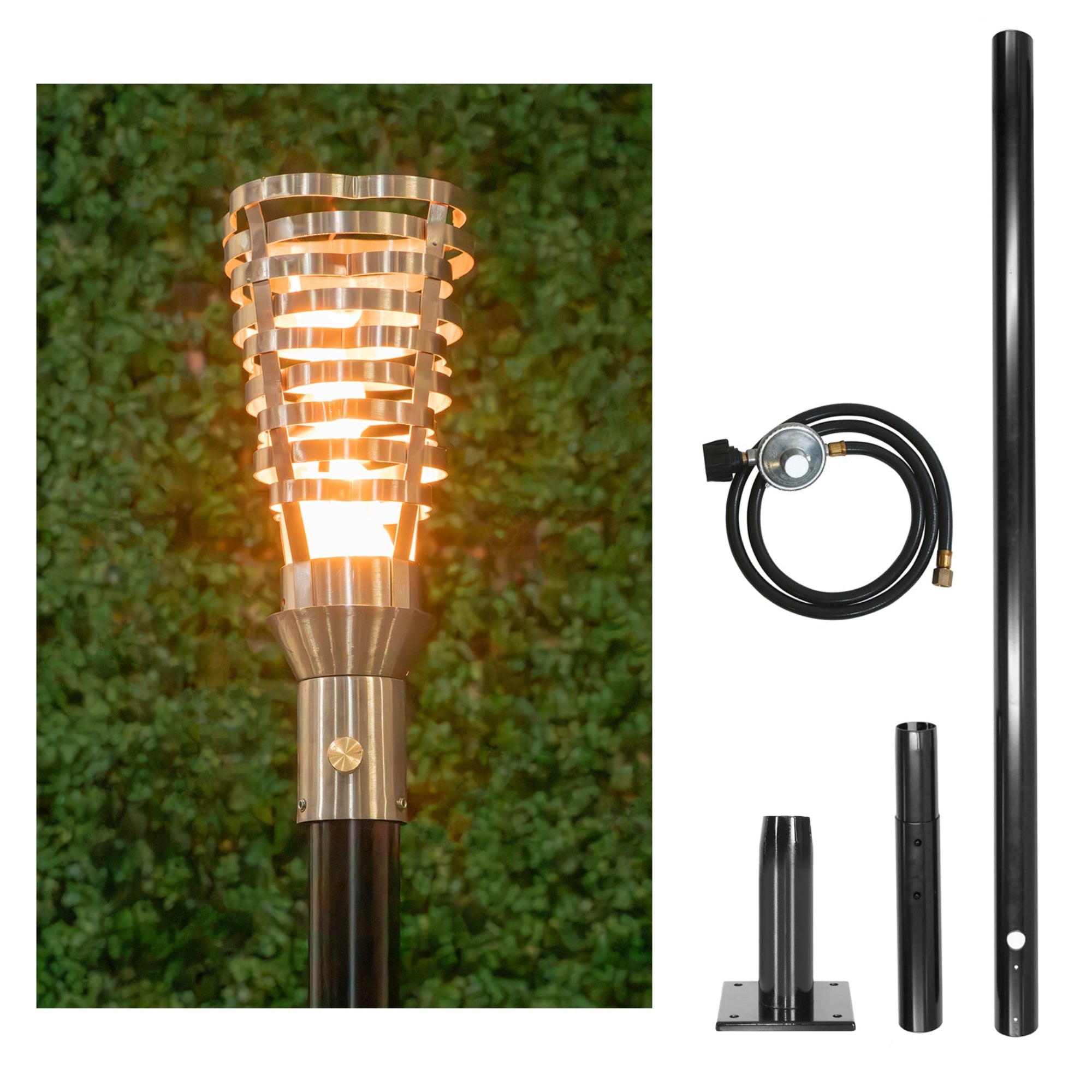Hercules Gas Torch Kit with In-Ground Post – The Outdoor Plus