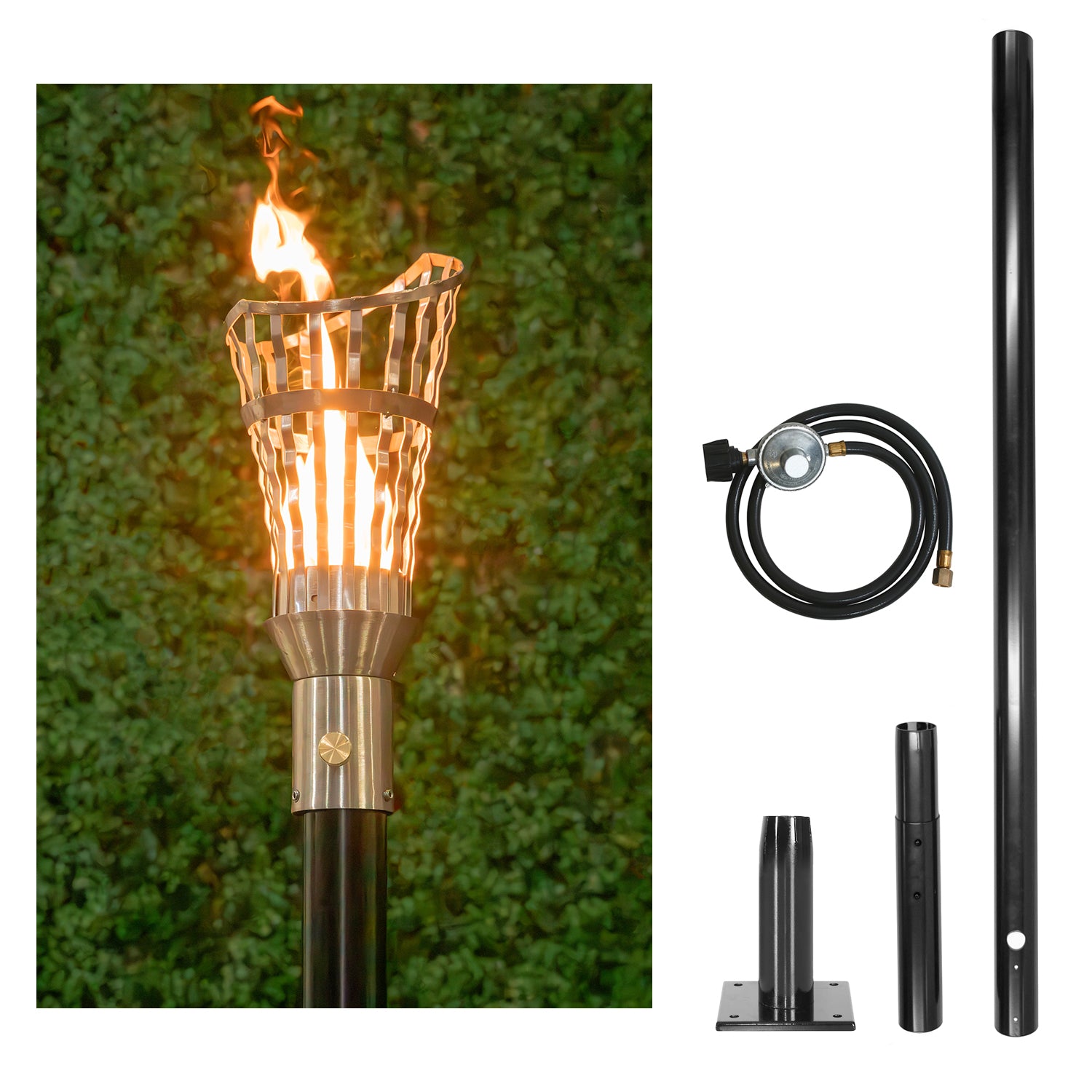 Roman Gas Torch Kit with In-Ground Post – The Outdoor Plus