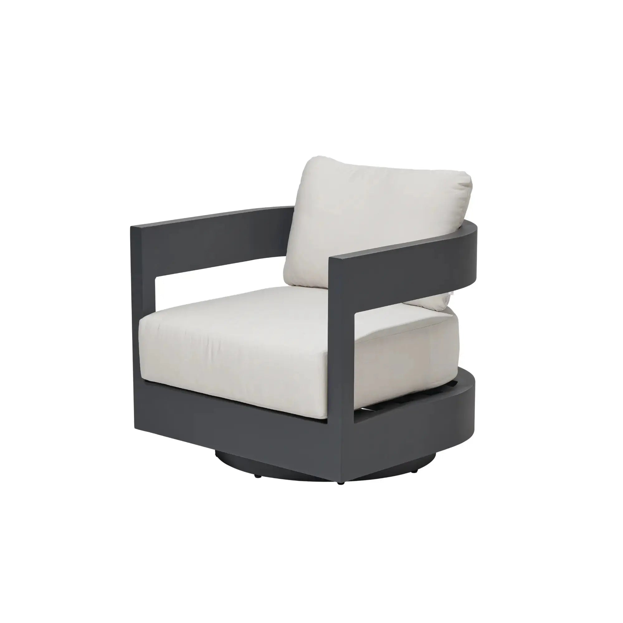 Monaco Outdoor Swivel Glider Chair with Sunbrella Cushions (OS2601W) - Elementi Elementi
