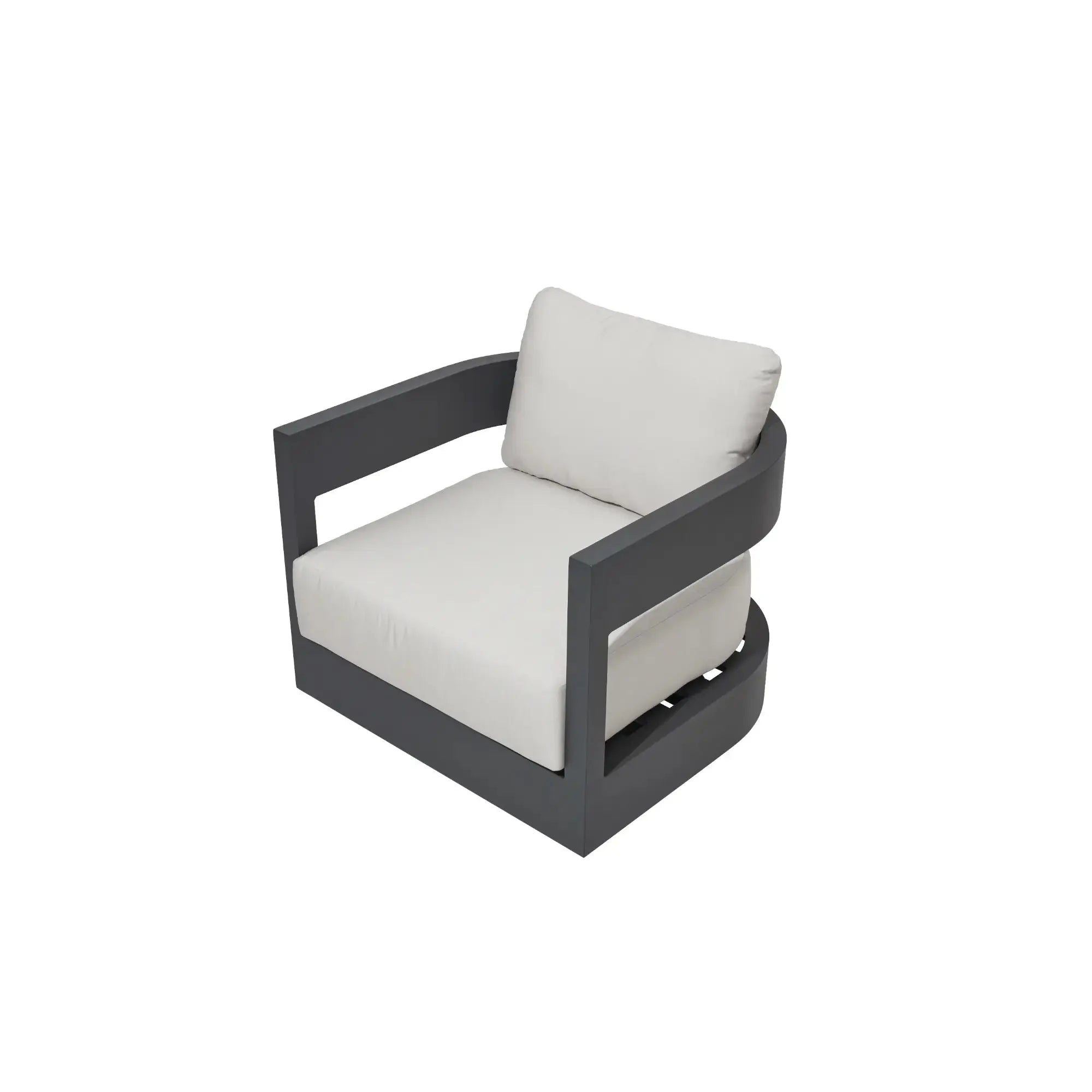 Monaco Outdoor Swivel Glider Chair with Sunbrella Cushions (OS2601W) - Elementi Elementi