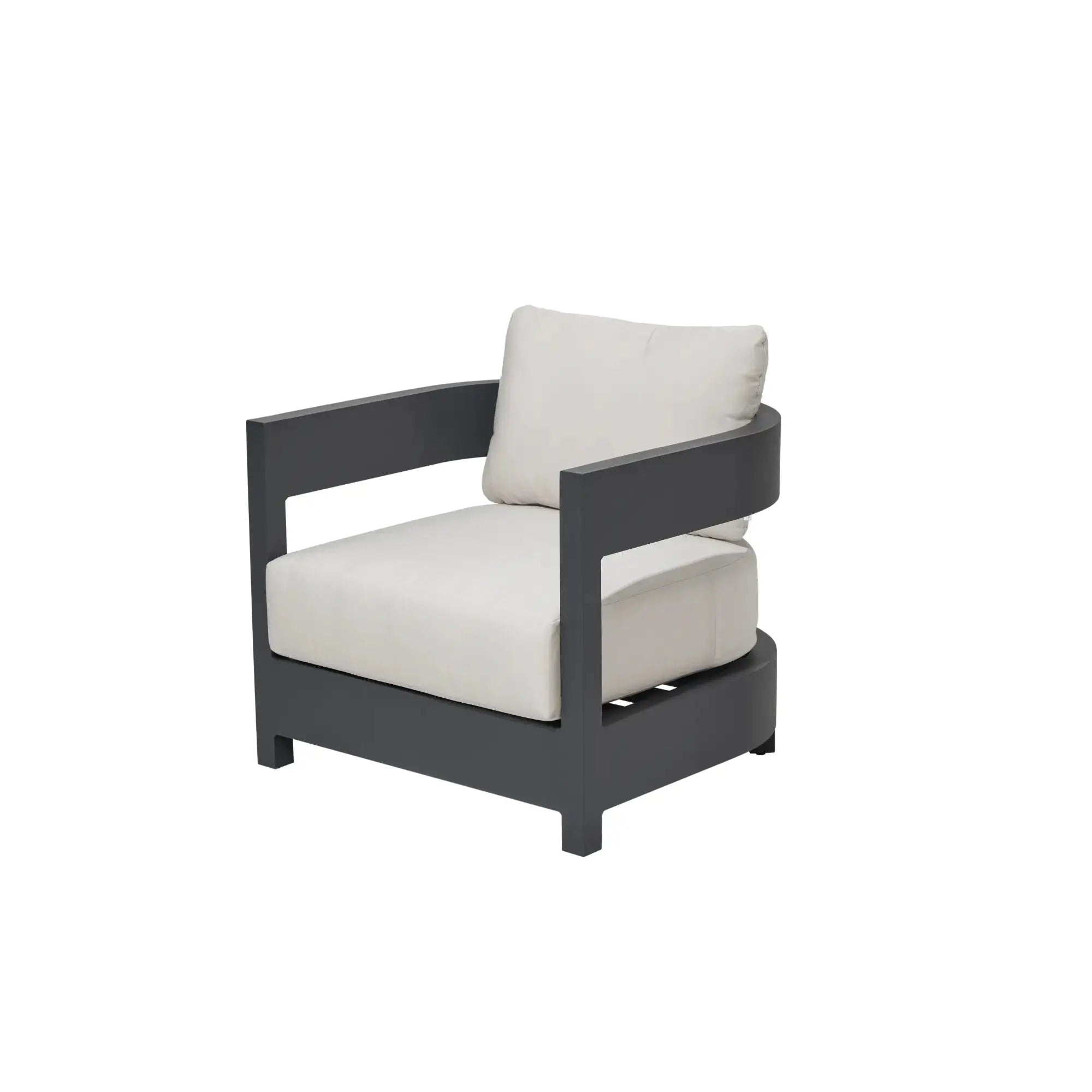 Monaco Aluminum Outdoor Lounge Chair with Sunbrella Cushions (OS2601S) - Elementi Elementi