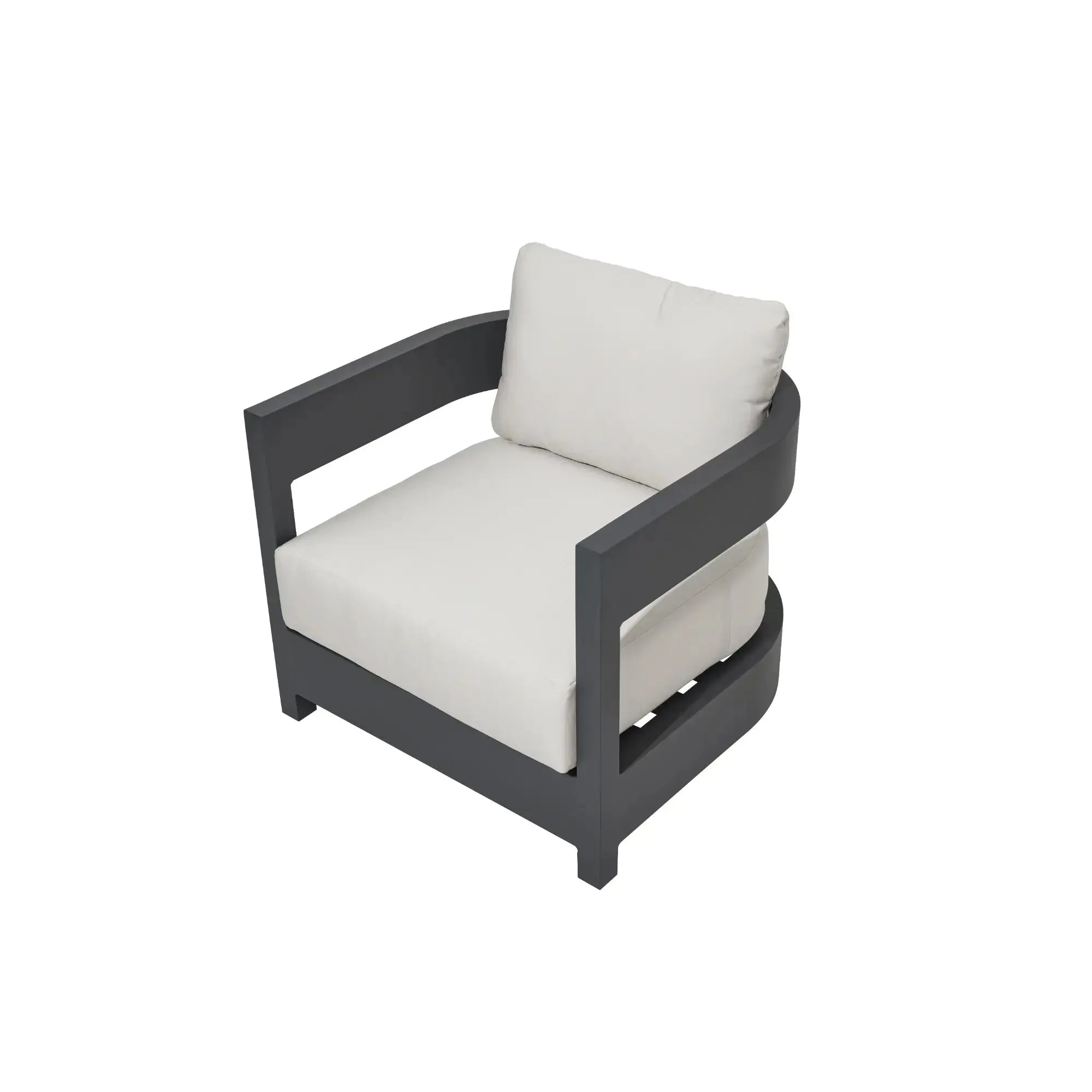 Monaco Aluminum Outdoor Lounge Chair with Sunbrella Cushions (OS2601S) - Elementi Elementi