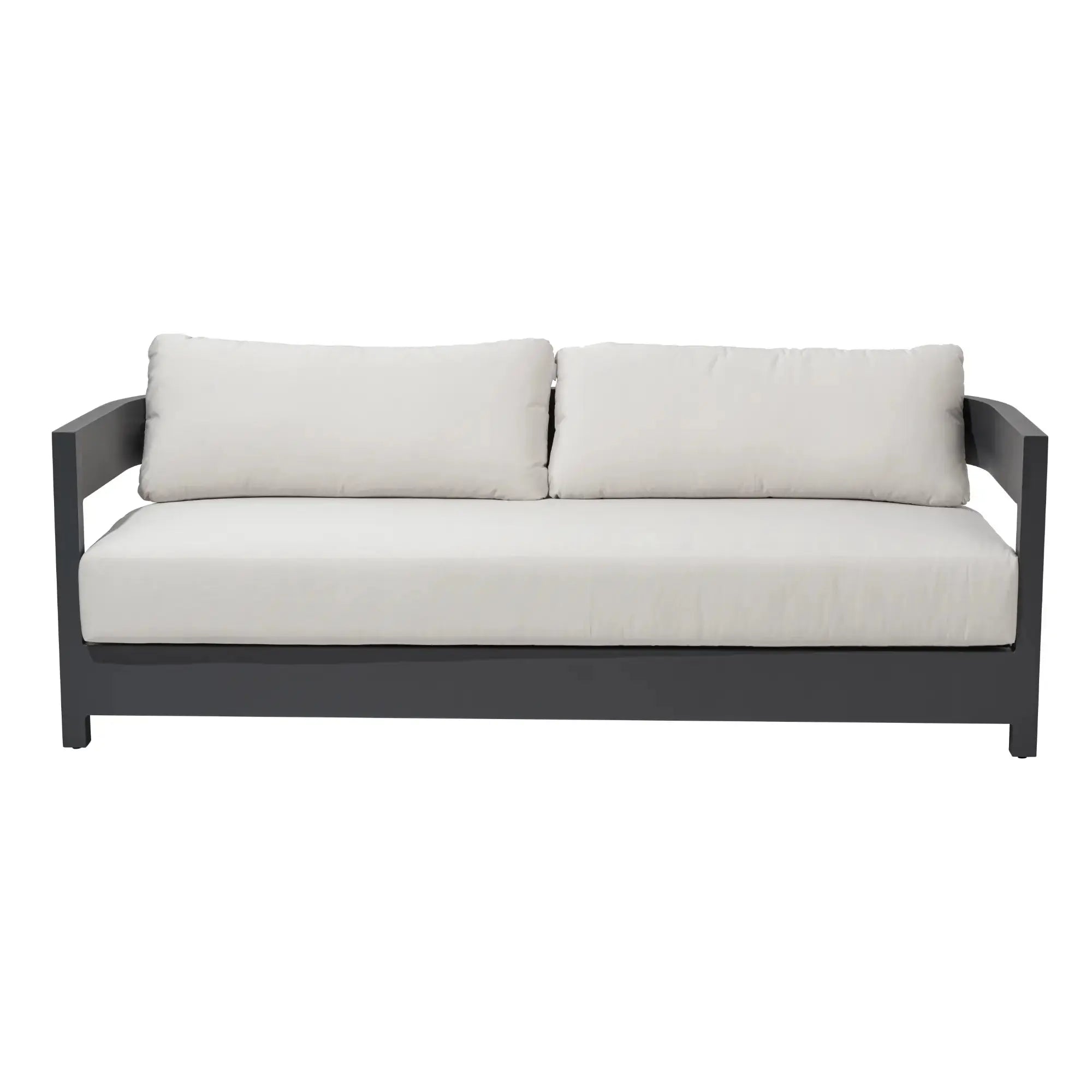 Monaco Aluminum Outdoor 3-Seat Sofa with Sunbrella Cushions (OS2601T) - Elementi Elementi