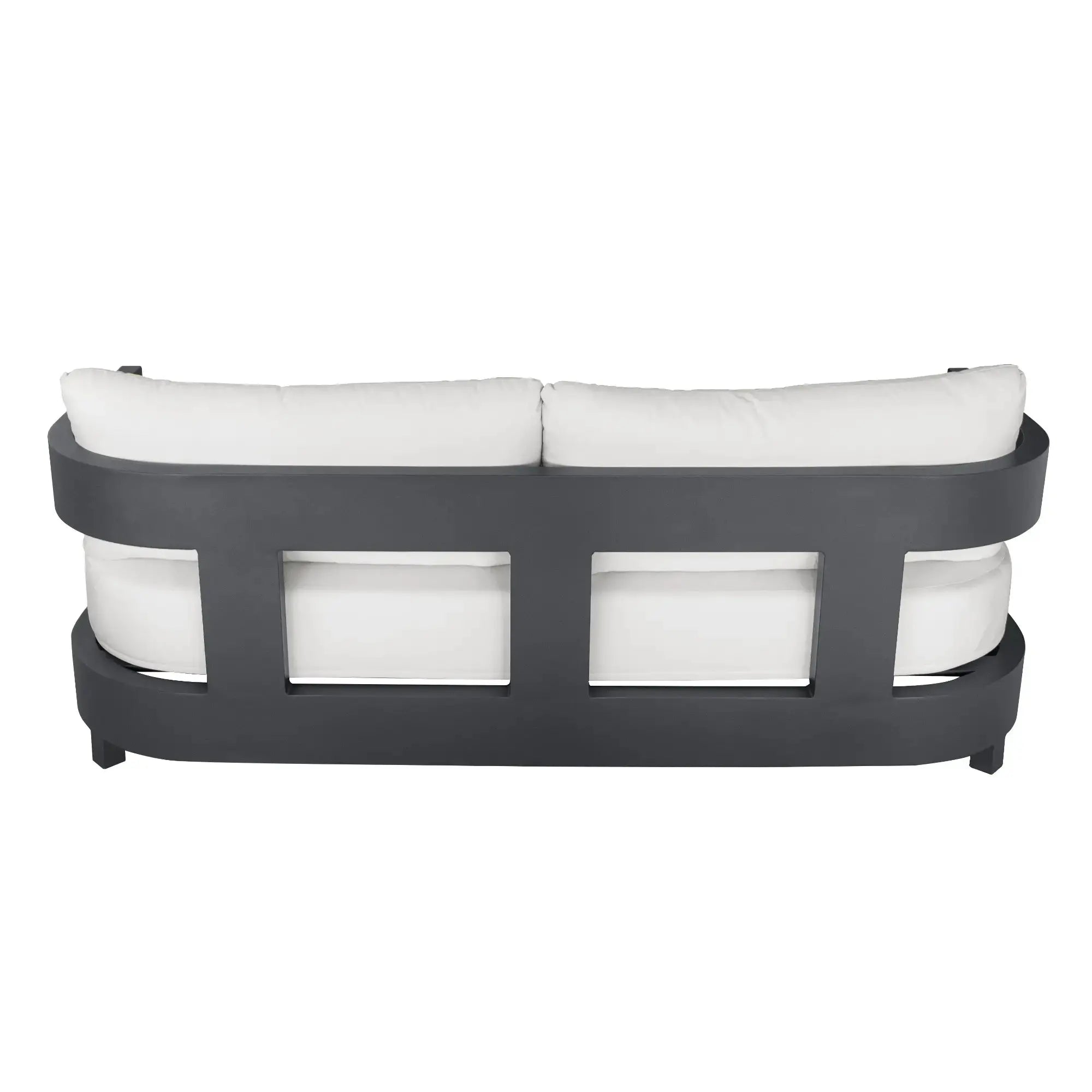 Monaco Aluminum Outdoor 3-Seat Sofa with Sunbrella Cushions (OS2601T) - Elementi Elementi