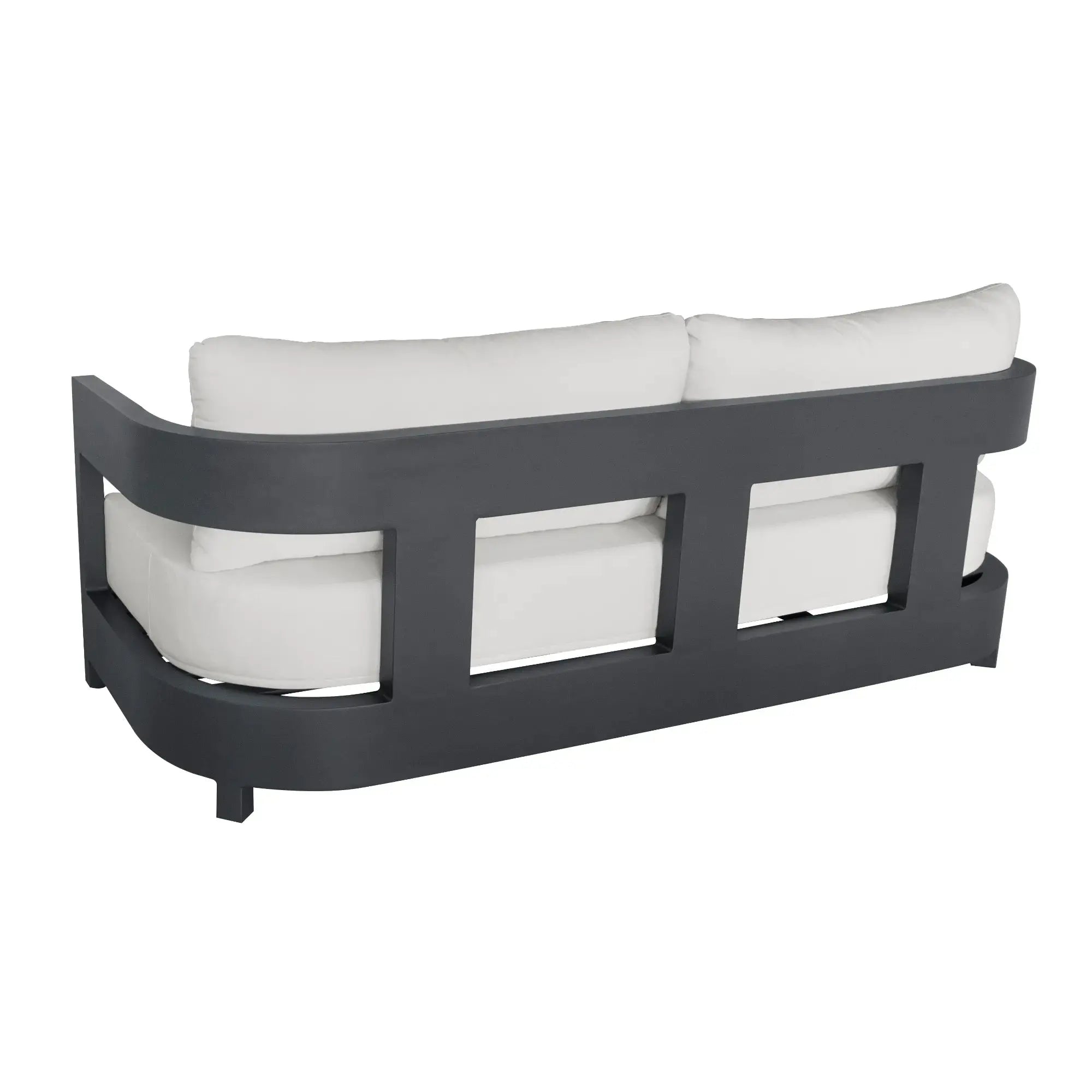 Monaco Aluminum Outdoor 3-Seat Sofa with Sunbrella Cushions (OS2601T) - Elementi Elementi