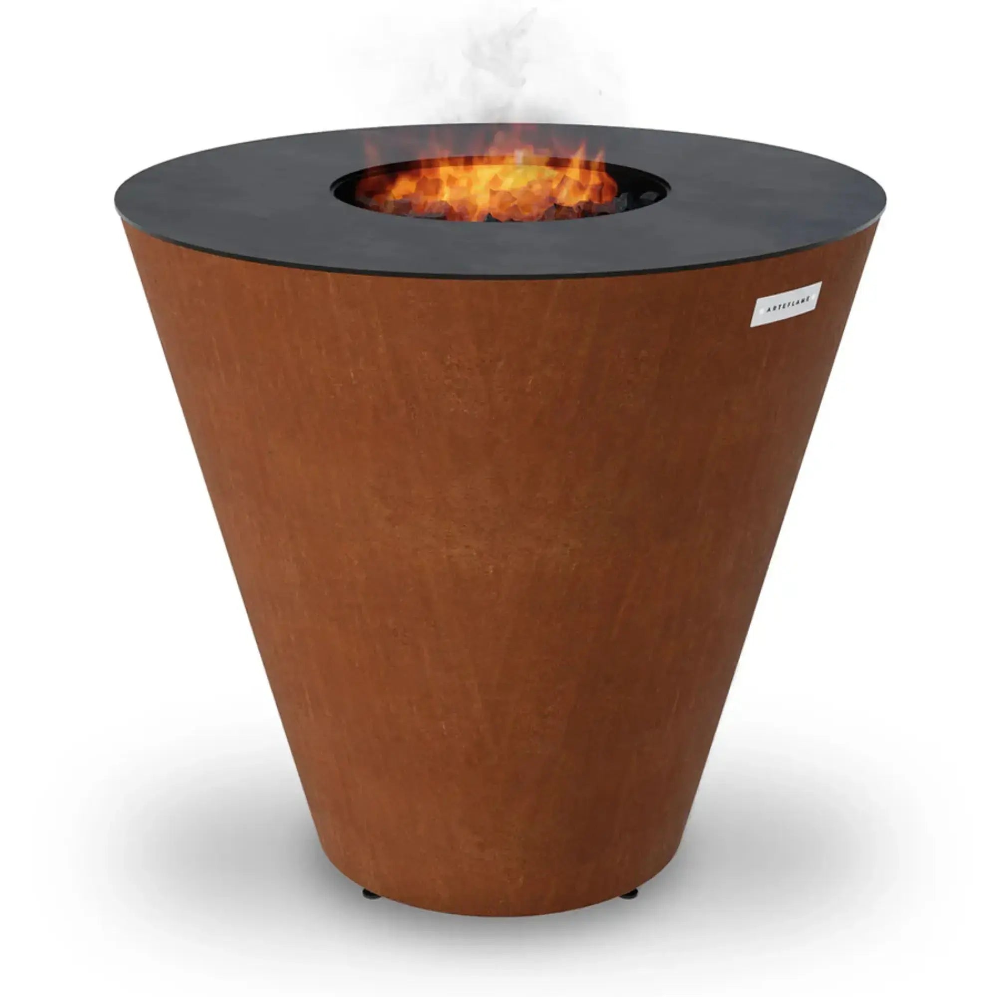 Arteflame 40" Flat Top Grill with Fire Bowl Base Arteflame