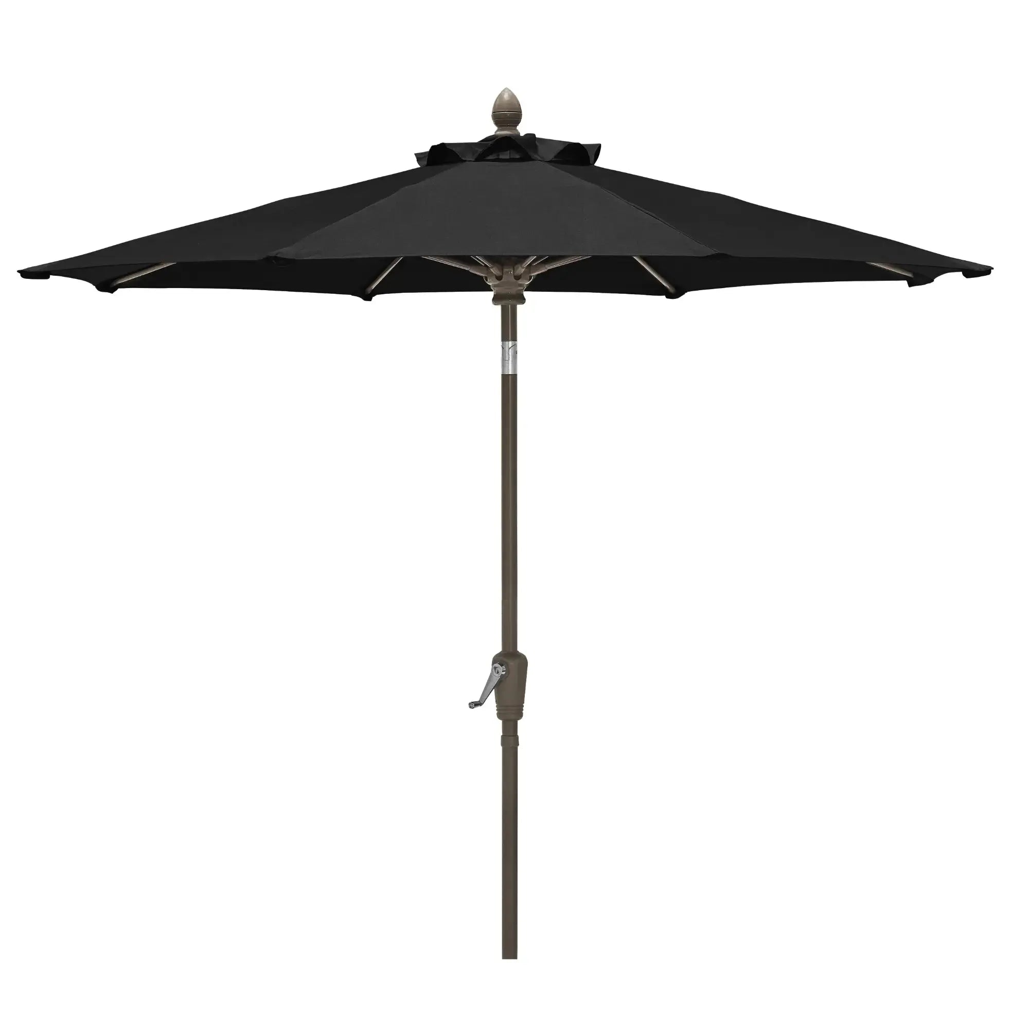 FiberBuilt 9' Oct Patio Umbrella – Crank Lift & Push-Button Tilt – Solution-Dyed Poly Canopy FiberBuilt