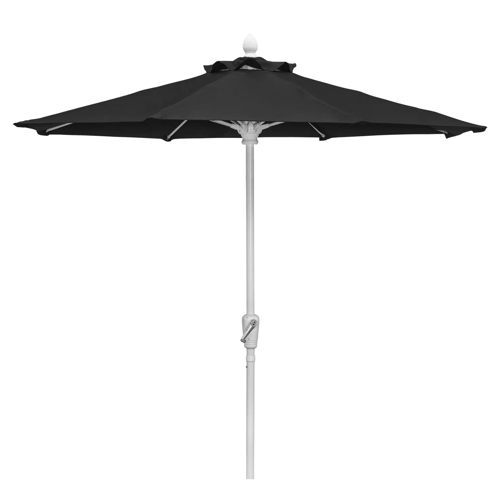 FiberBuilt 9' Oct Patio Umbrella – Crank Lift – Solution-Dyed Poly Canopy FiberBuilt