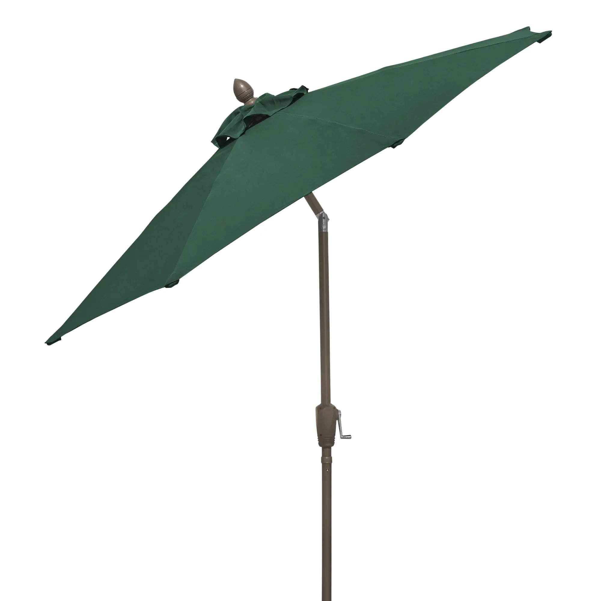 FiberBuilt 9' Oct Patio Umbrella – Crank Lift & Push-Button Tilt – Solution-Dyed Poly Canopy