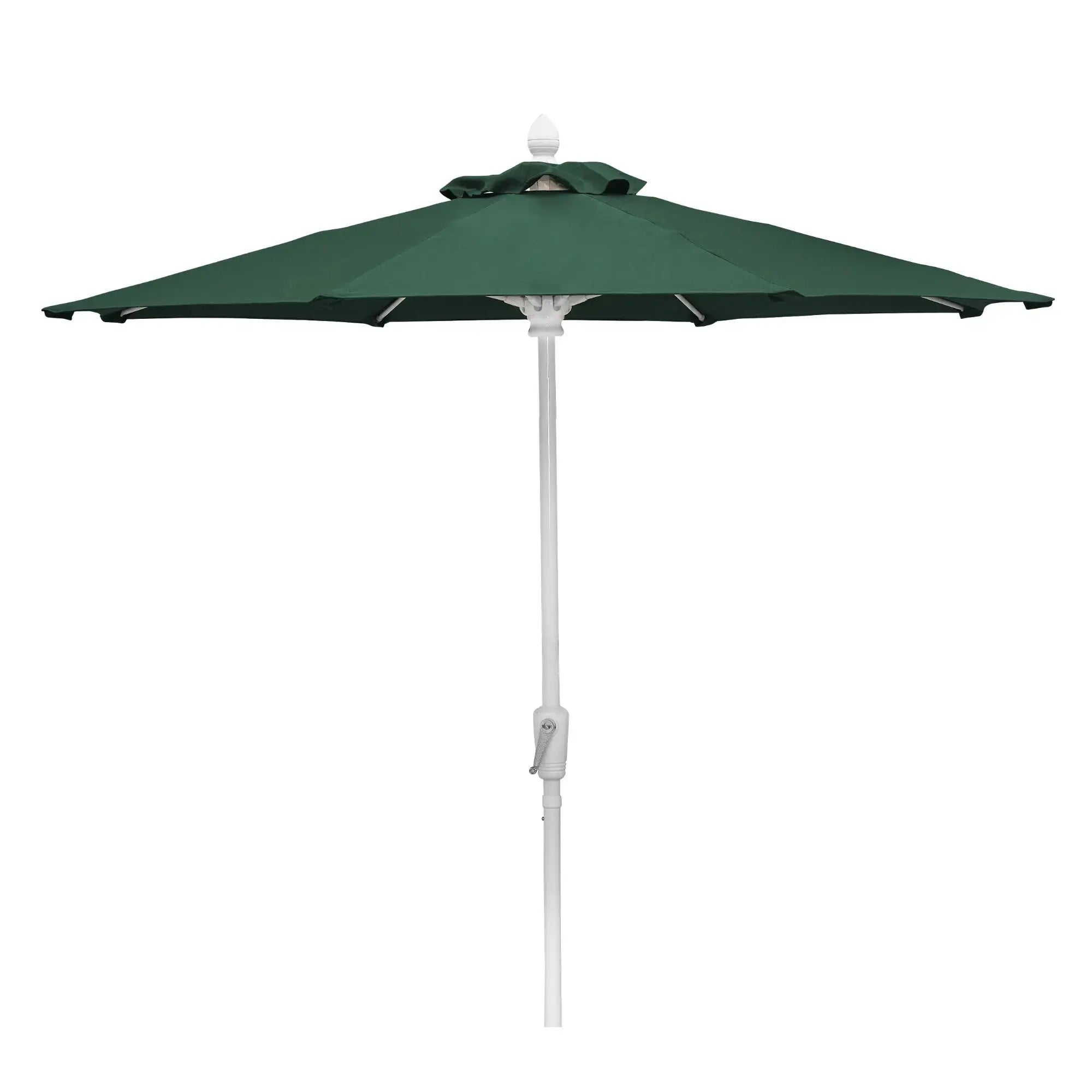 FiberBuilt 9' Oct Patio Umbrella – Crank Lift – Solution-Dyed Poly Canopy FiberBuilt