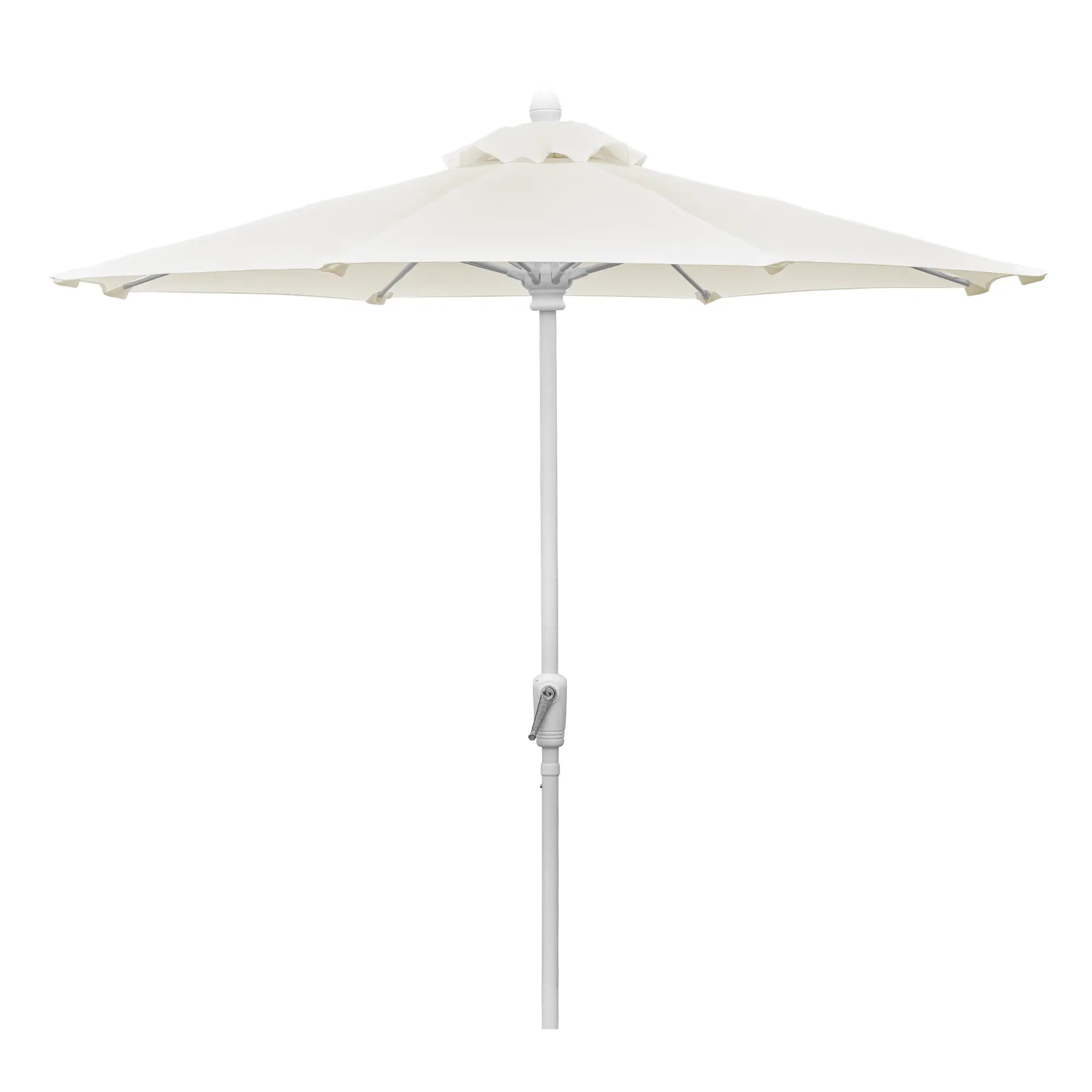 FiberBuilt 9' Oct Patio Umbrella – Crank Lift – Solution-Dyed Poly Canopy