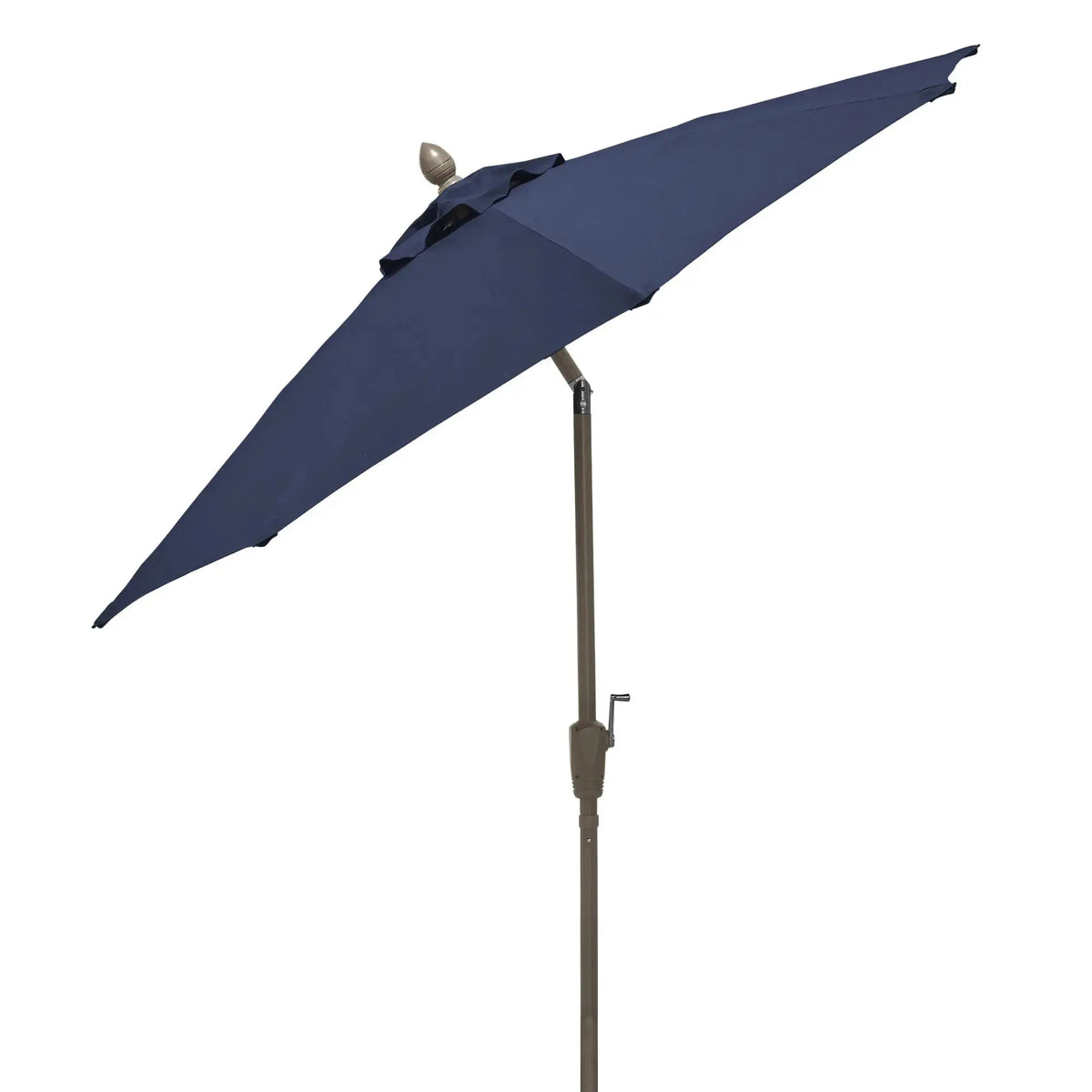 FiberBuilt 9' Oct Patio Umbrella – Crank Lift & Push-Button Tilt – Solution-Dyed Poly Canopy FiberBuilt