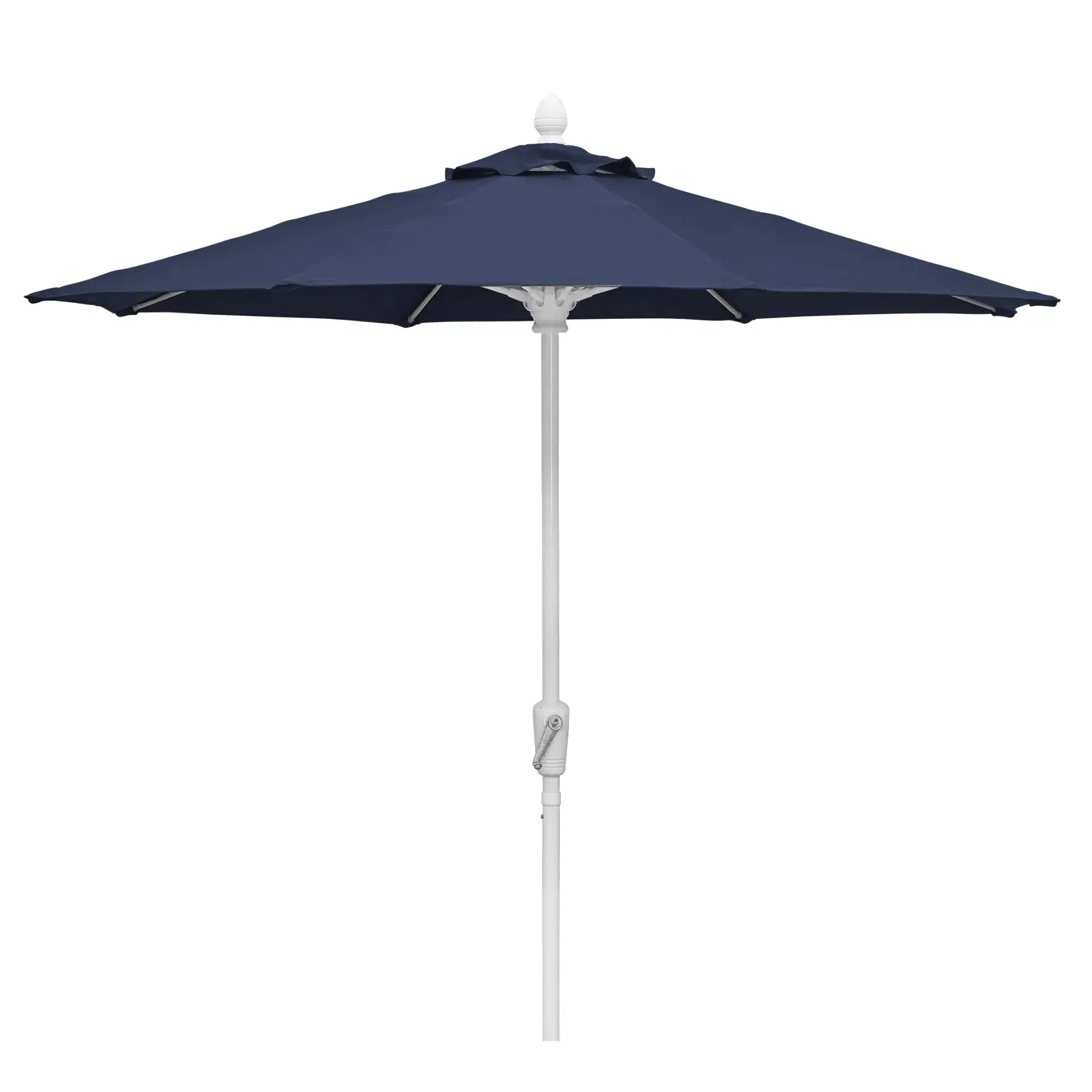 FiberBuilt 9' Oct Patio Umbrella – Crank Lift – Solution-Dyed Poly Canopy FiberBuilt