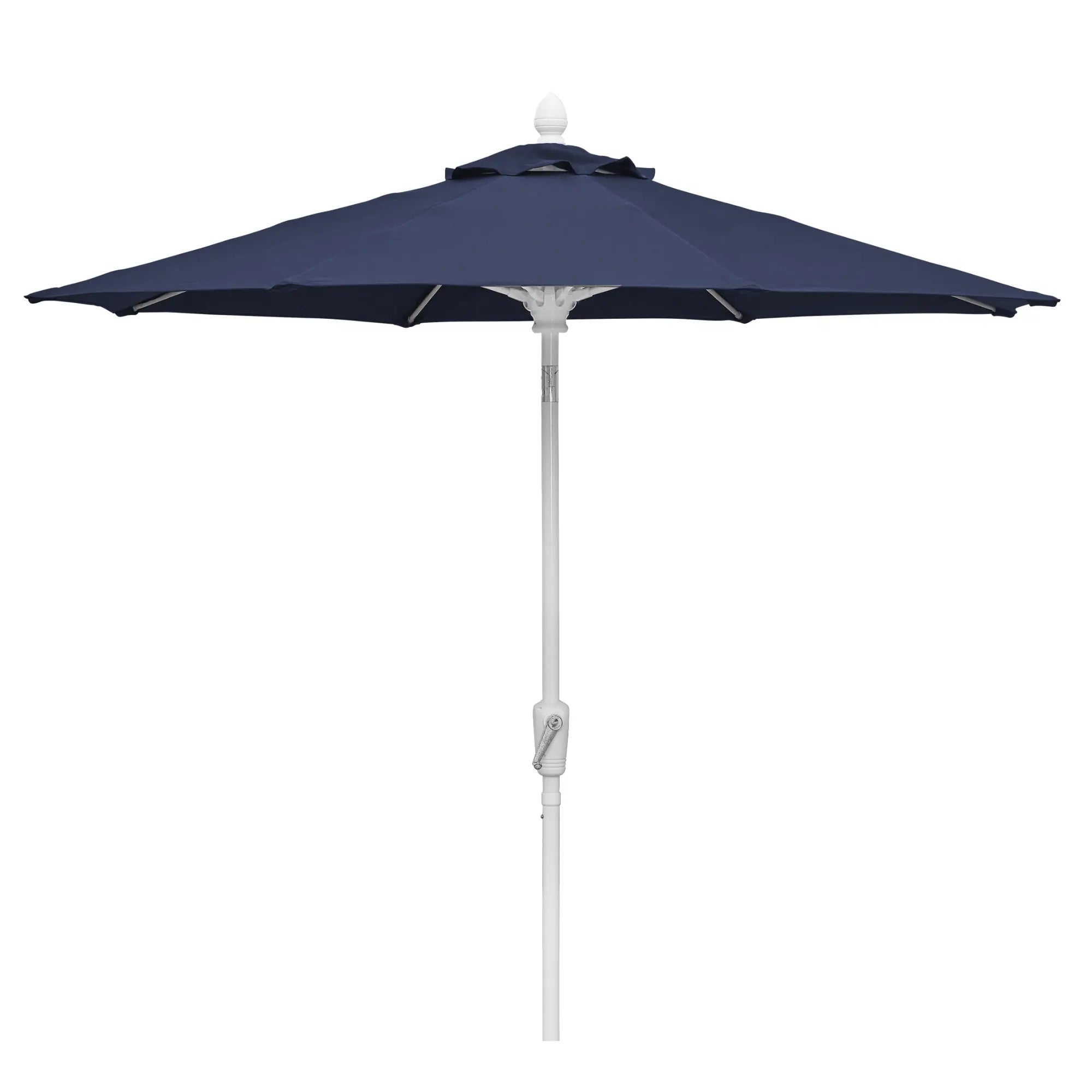 FiberBuilt 9' Oct Patio Umbrella – Crank Lift & Push-Button Tilt – Solution-Dyed Poly Canopy