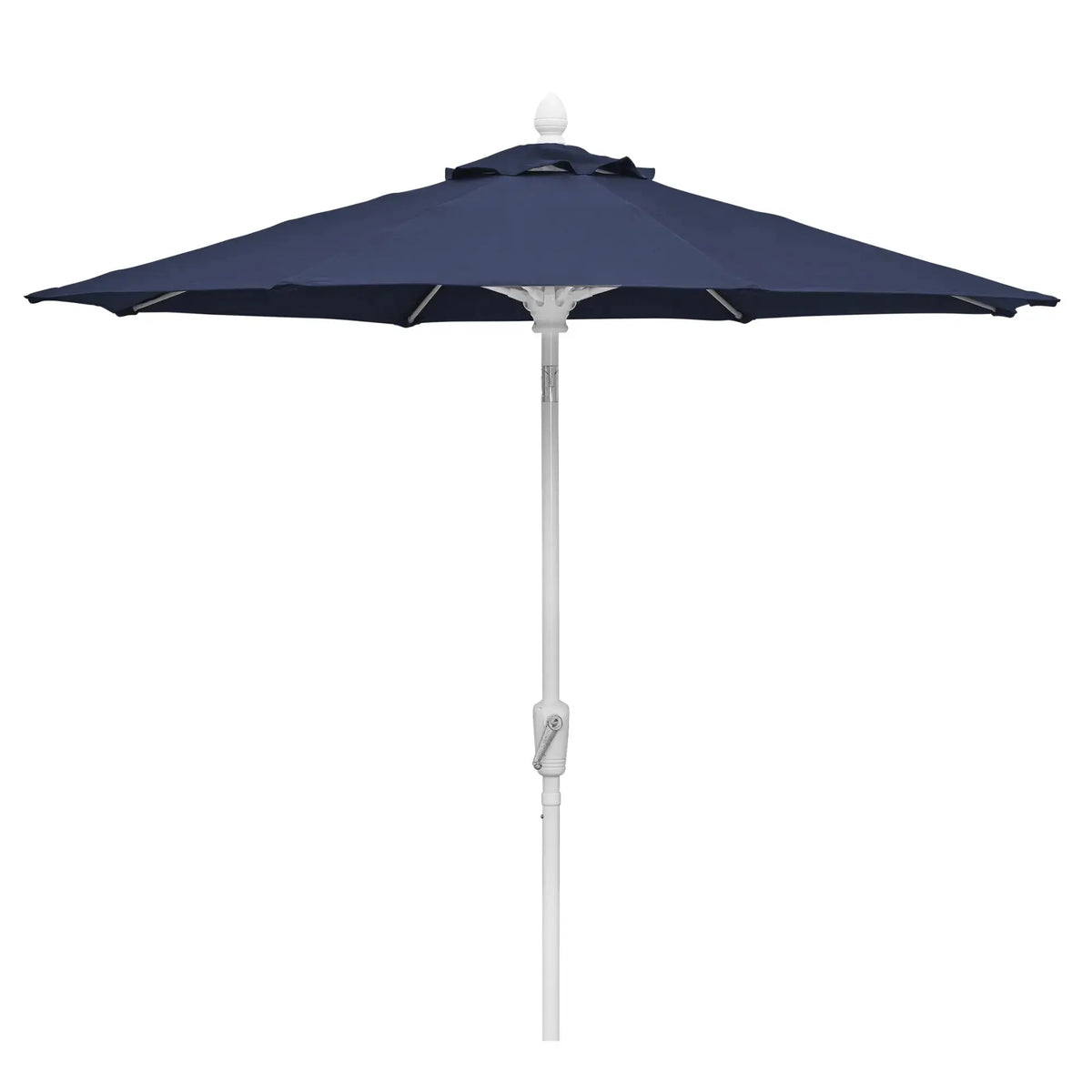 FiberBuilt 9' Oct Patio Umbrella – Crank Lift & Push-Button Tilt – Solution-Dyed Poly Canopy FiberBuilt