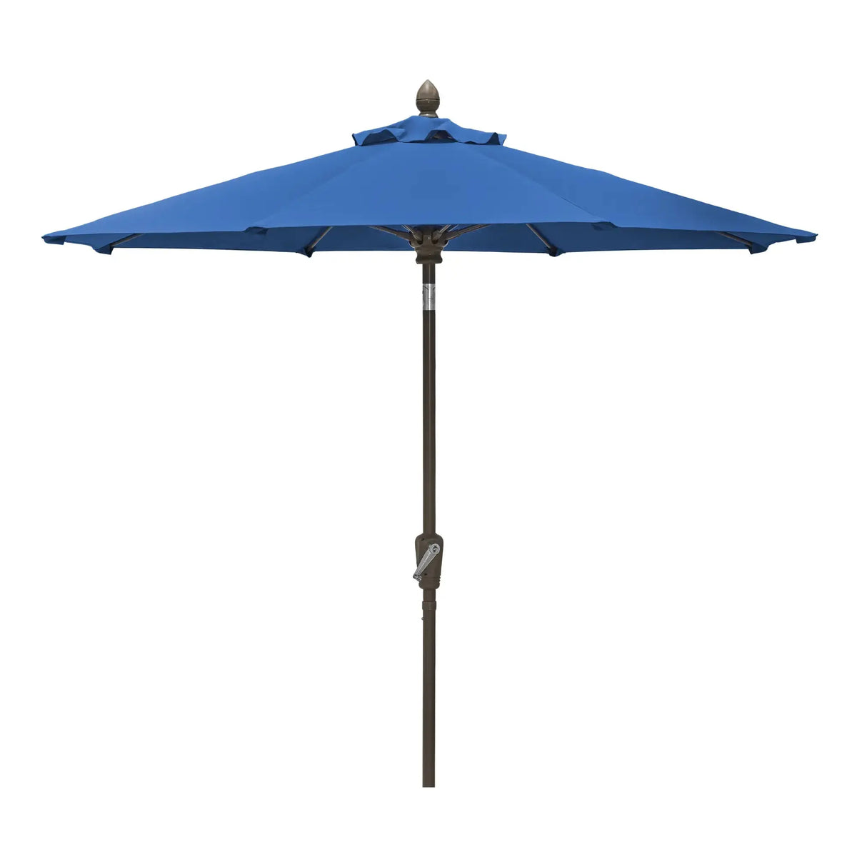 FiberBuilt 9' Oct Patio Umbrella – Crank Lift & Push-Button Tilt – Solution-Dyed Poly Canopy FiberBuilt