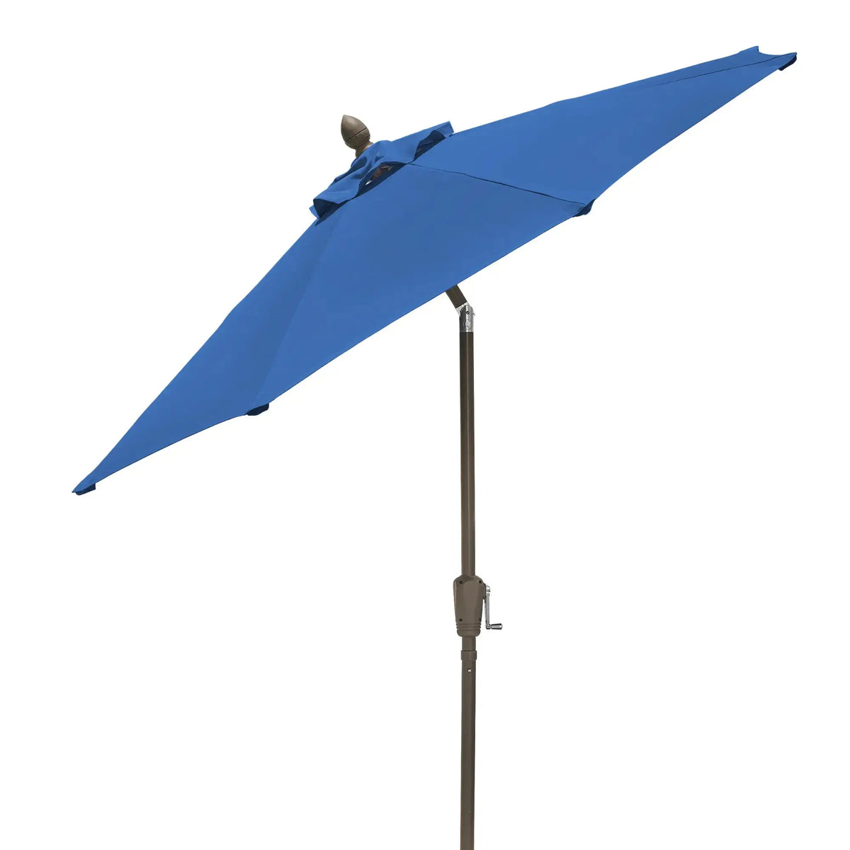 FiberBuilt 9' Oct Patio Umbrella – Crank Lift & Push-Button Tilt – Solution-Dyed Poly Canopy FiberBuilt